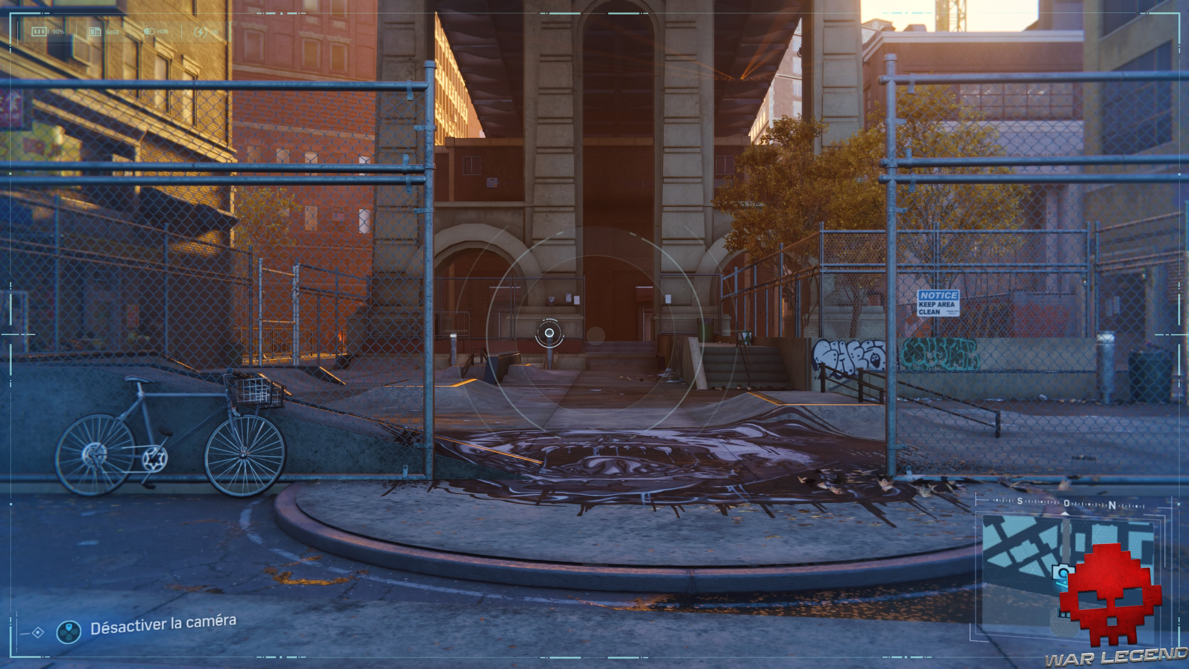 Spider-Man photo secrète skatepark de coleman's square