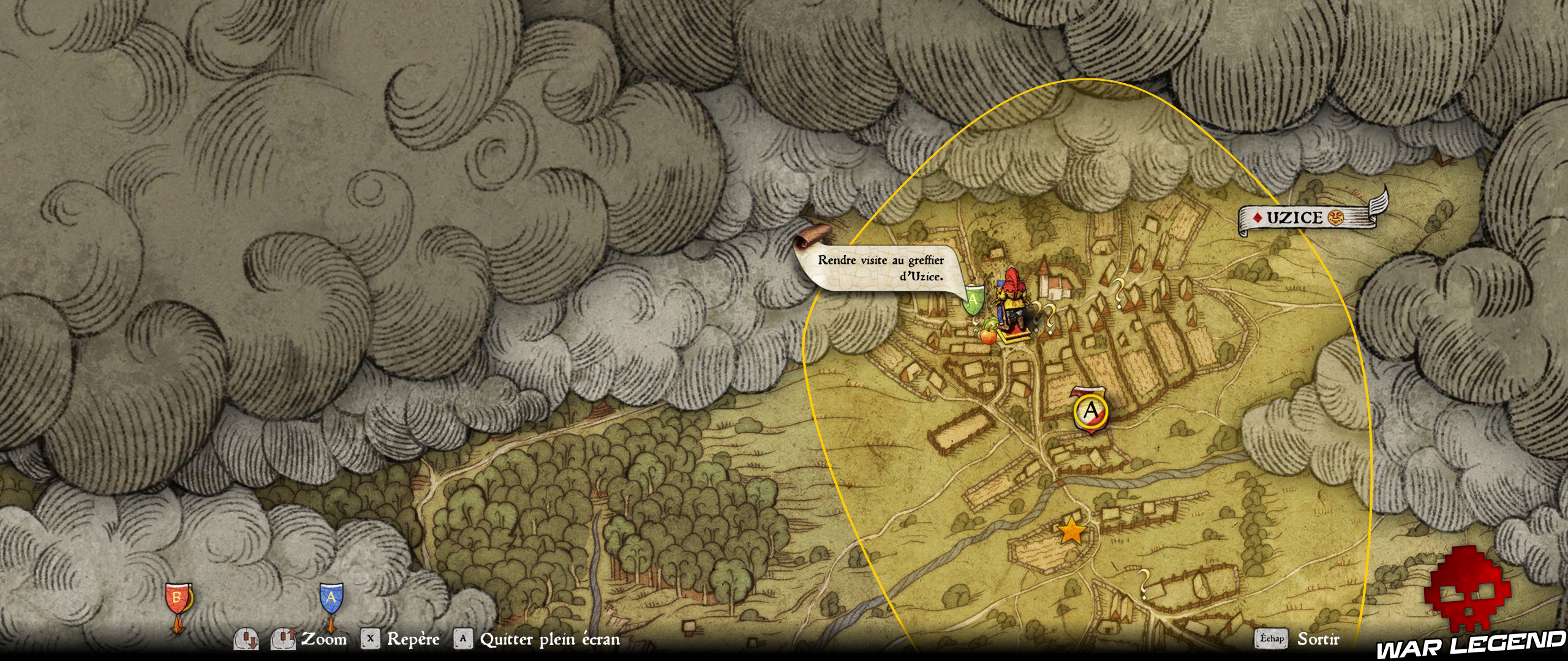 Plus forte que l'épée kingdom come 2 carte uzice