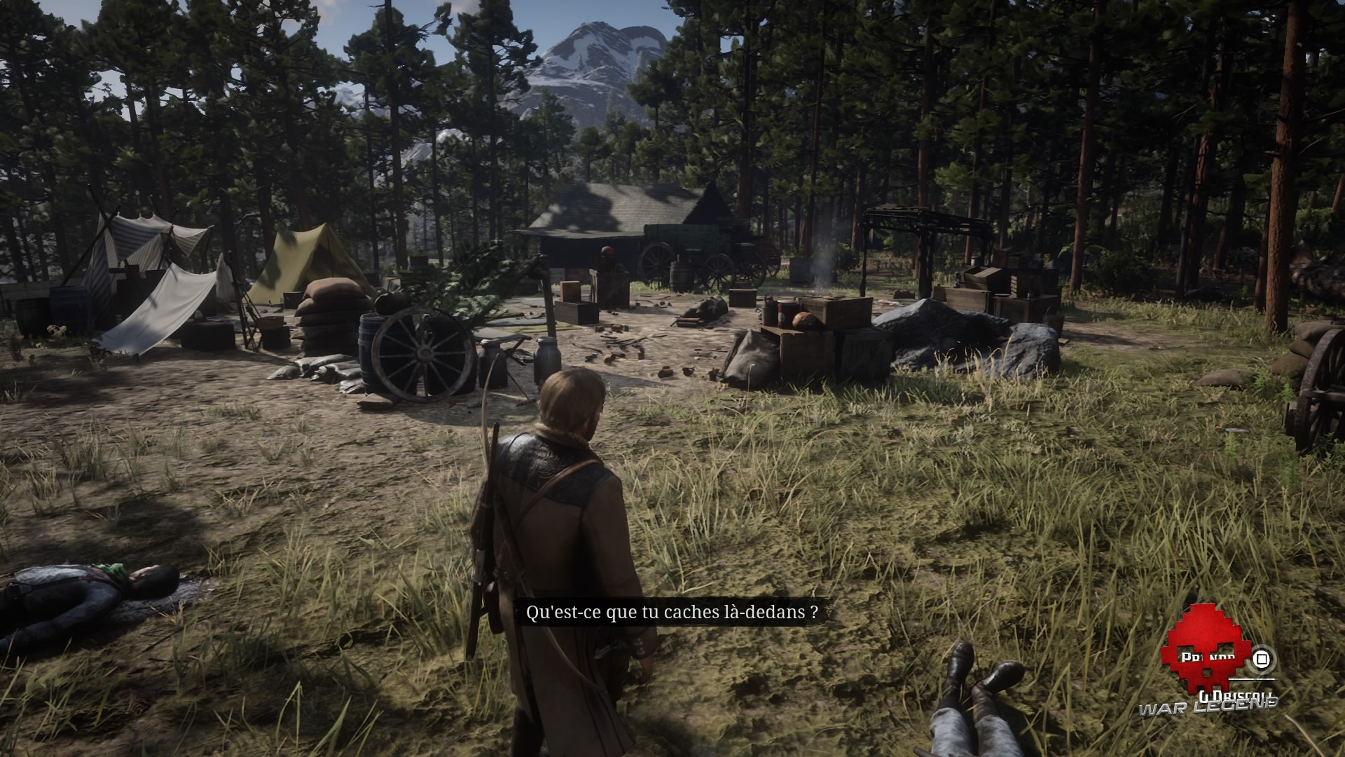 Red Dead redemption 2 visite à l'improviste - La cachette de Colm