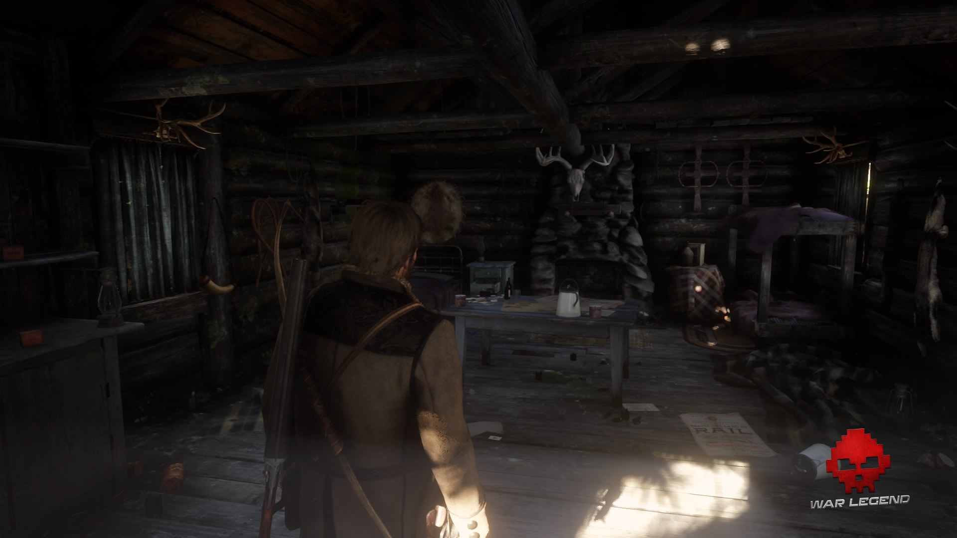 Red Dead redemption 2 visite à l'improviste - Cabane
