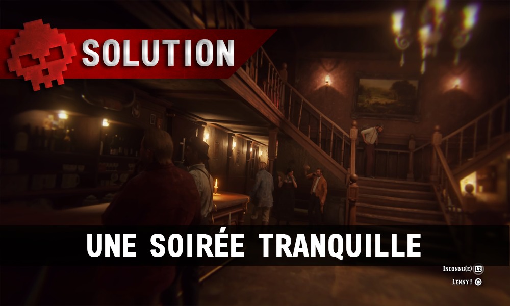vignette Soluce Red Dead Redemption 2 une soirée tranquille