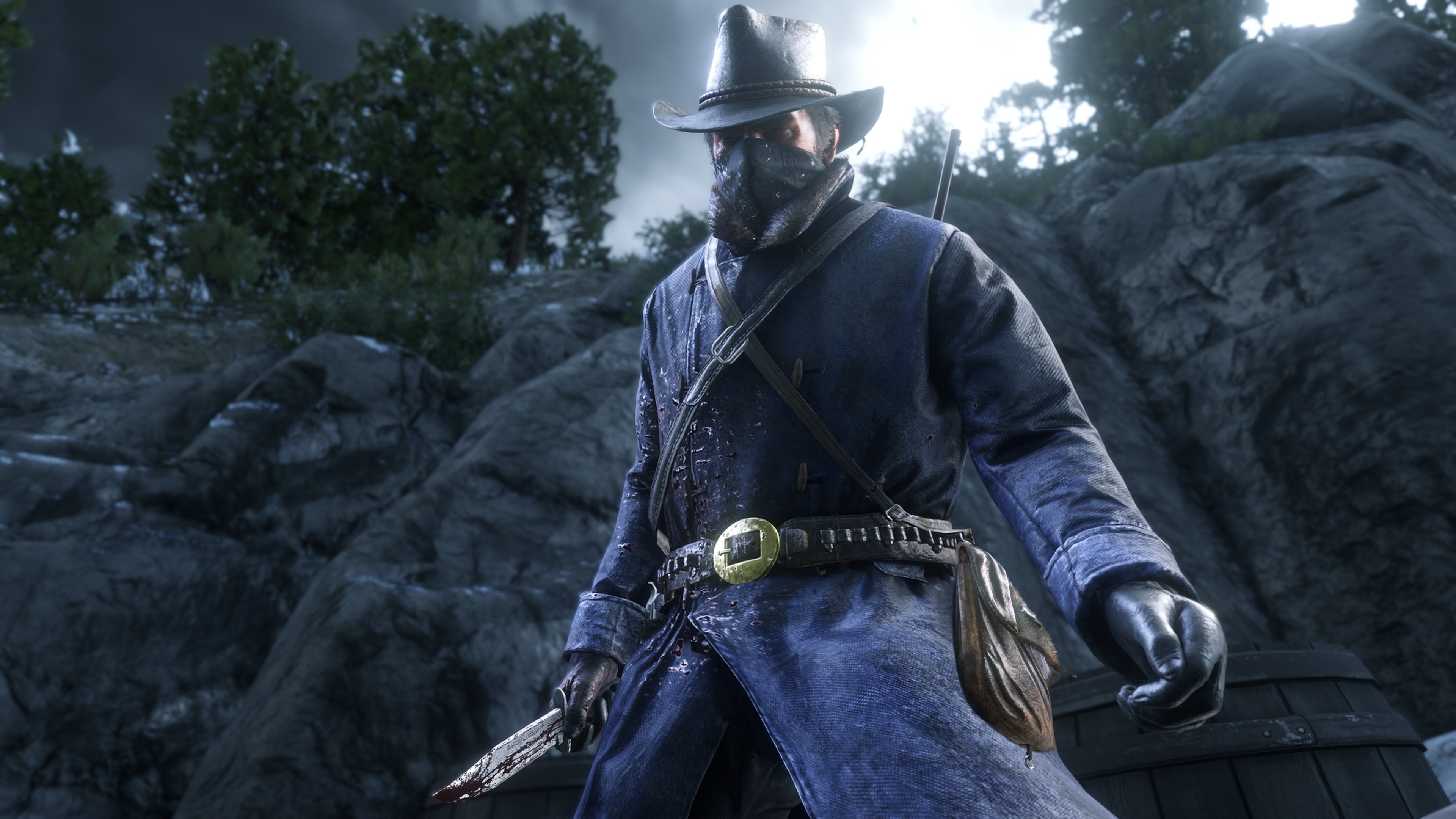 Red Dead Redemption 2 screenshot morgan déguisé en soldat