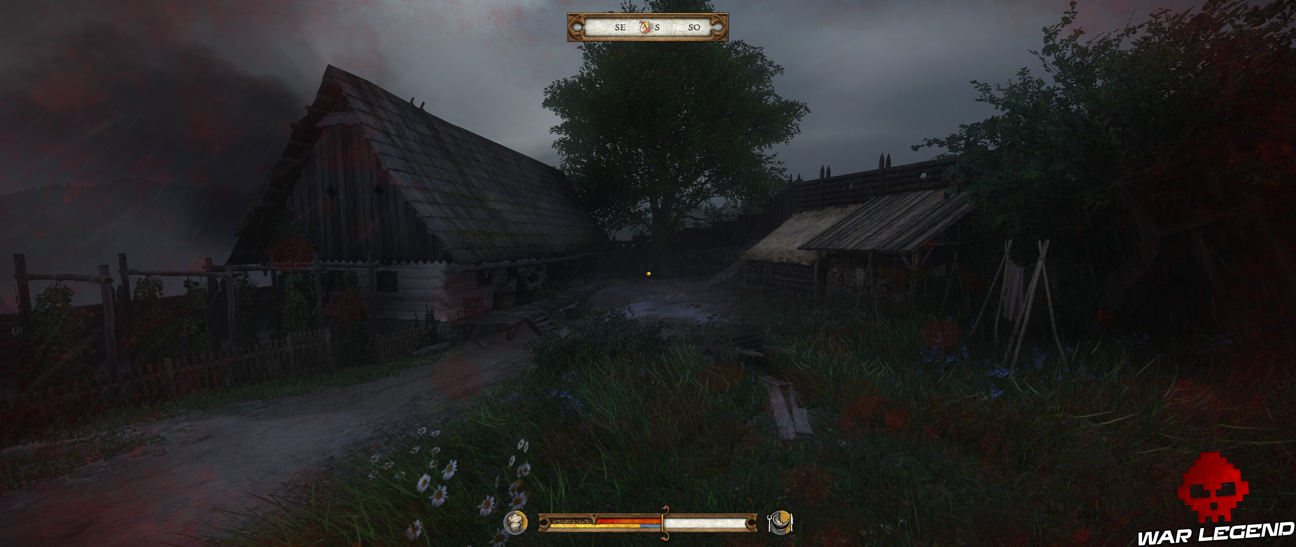 Retour au bercail Kingdom Come tilleul au milieu de bâtiments