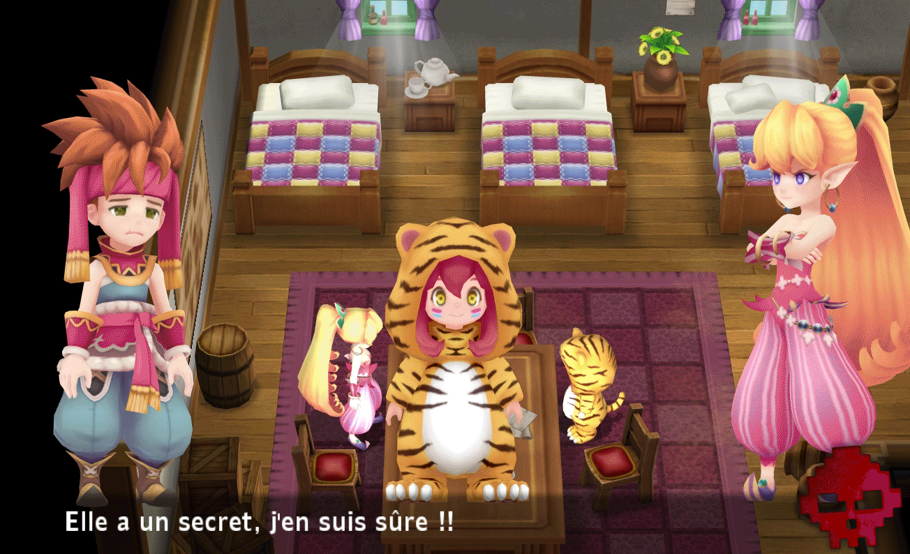 Animation faciale de Randy lorsqu'il est triste