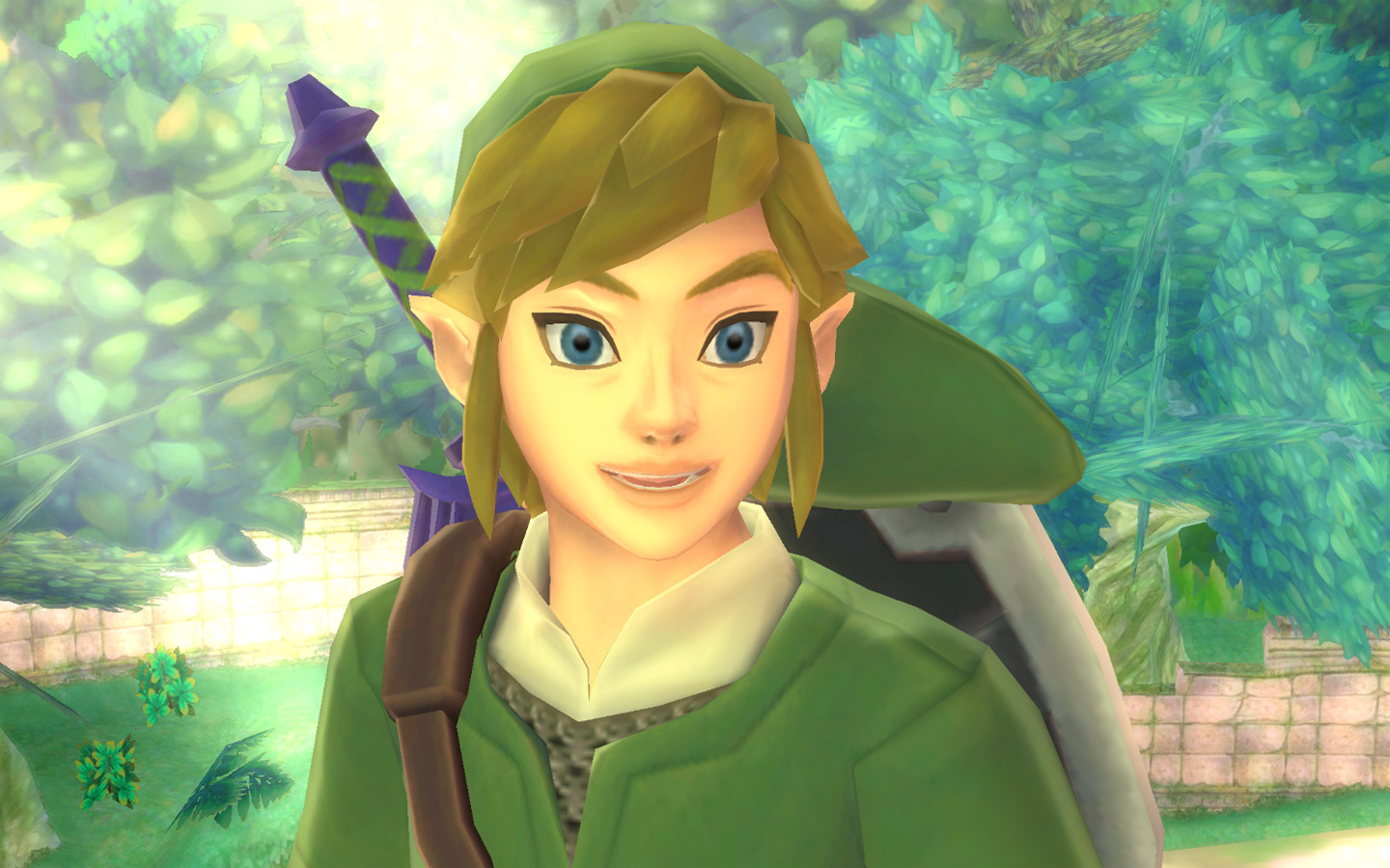 7. "Link with Blue Hair" by Skyward Sword - wide 10