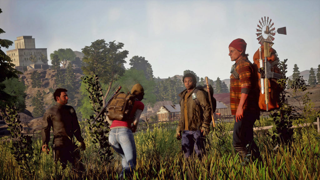Une équipe de quatre joueurs dans State of Decay 2