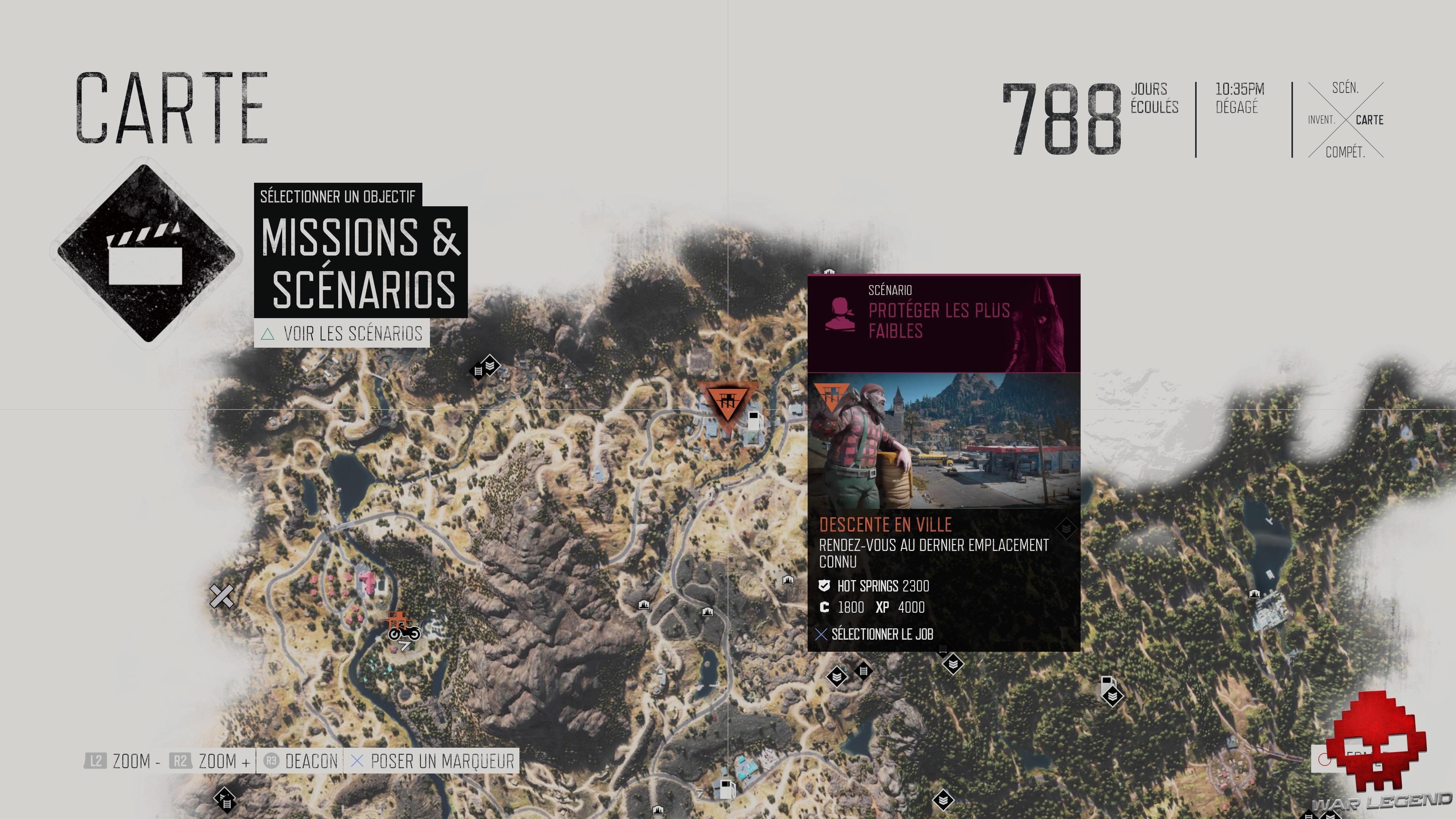 Soluce Days Gone - Descente en ville