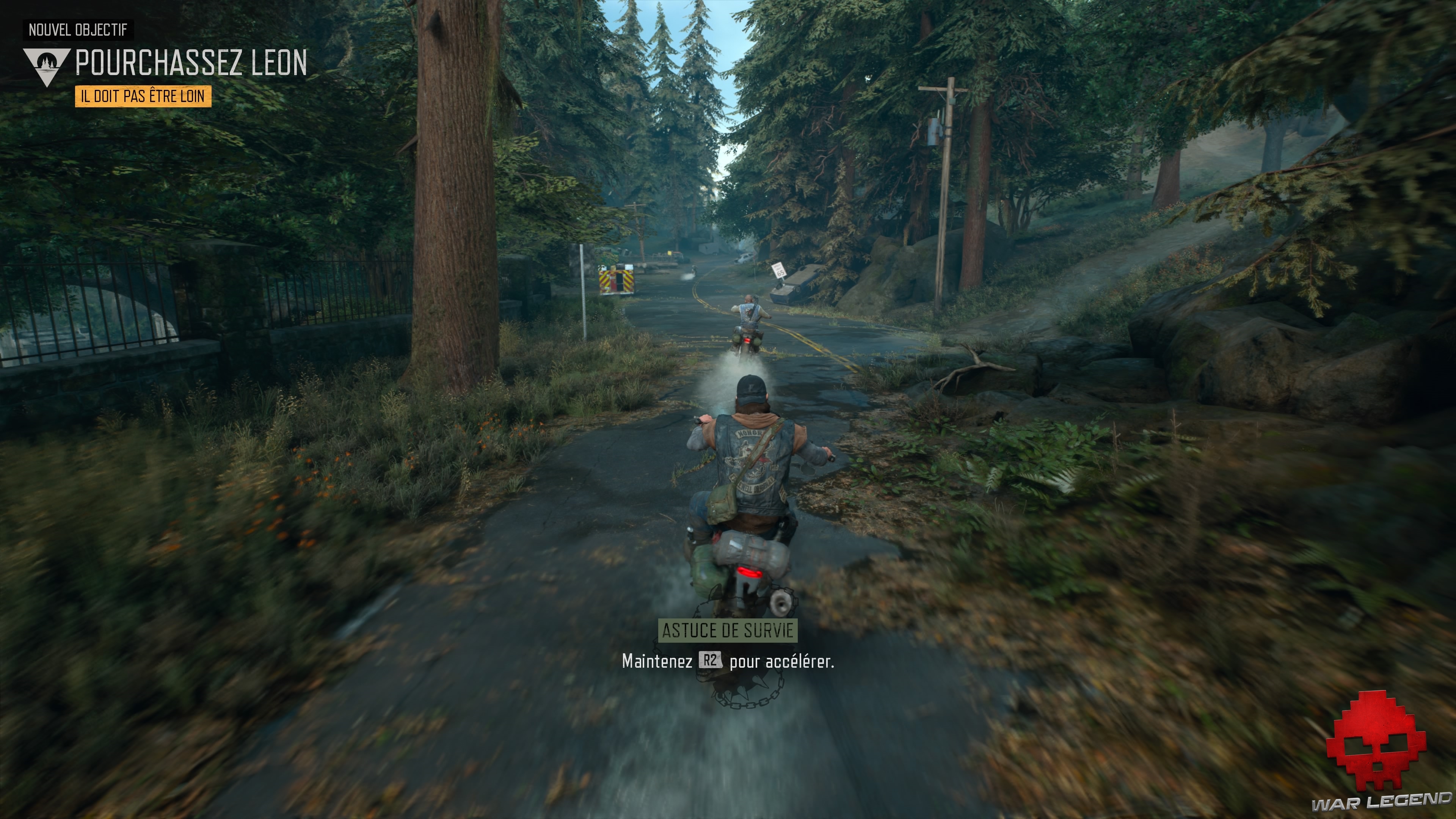 Soluce Days Gone poursuite à moto avec Boozer