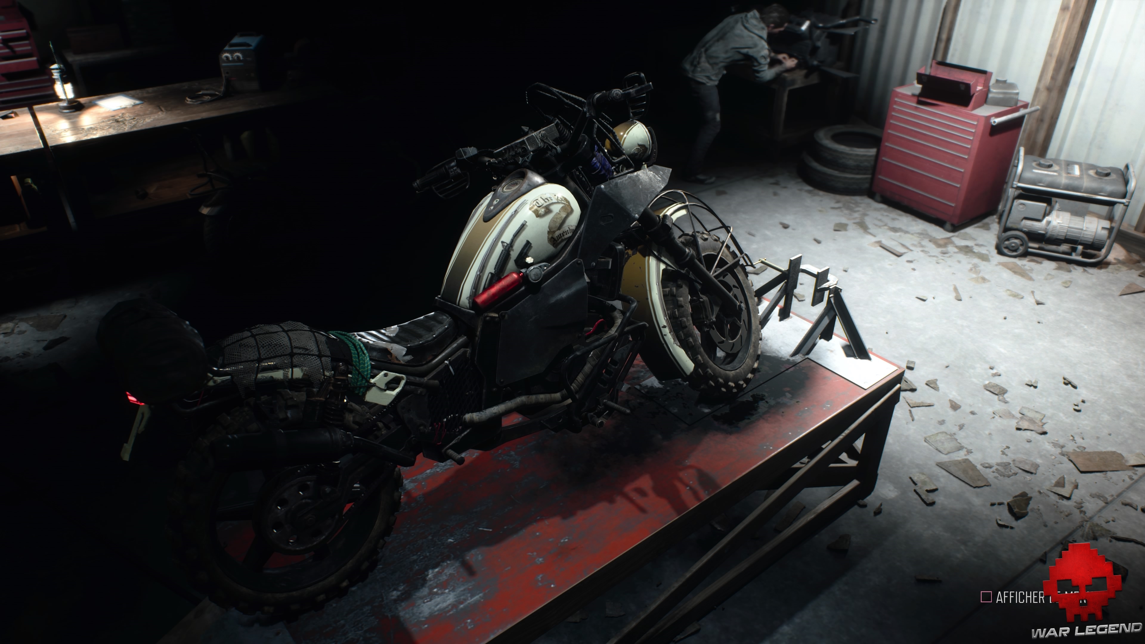 Peinture moto Camp de copeland Days Gone