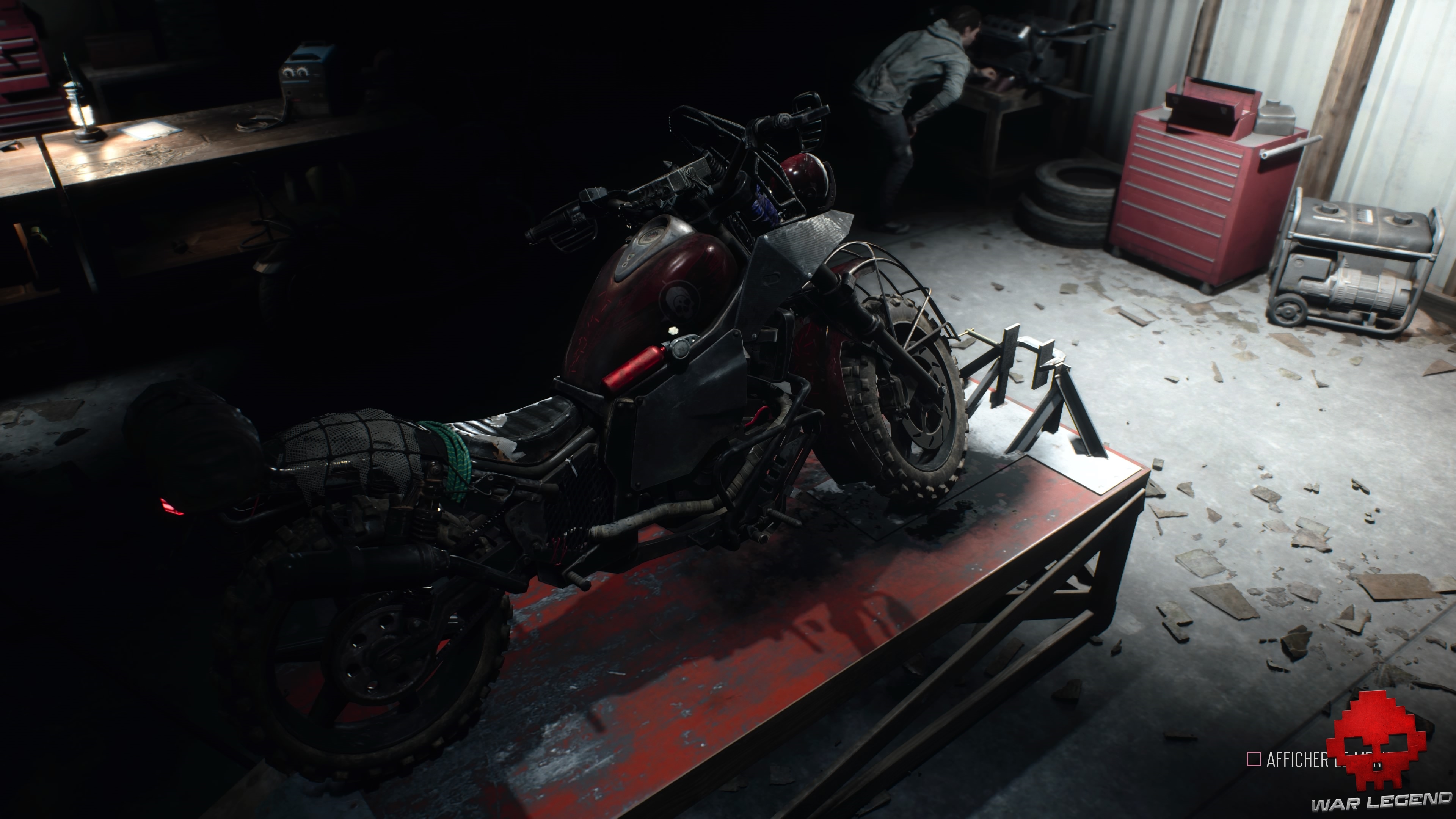 Peinture moto À la recherche de Leon Days Gone