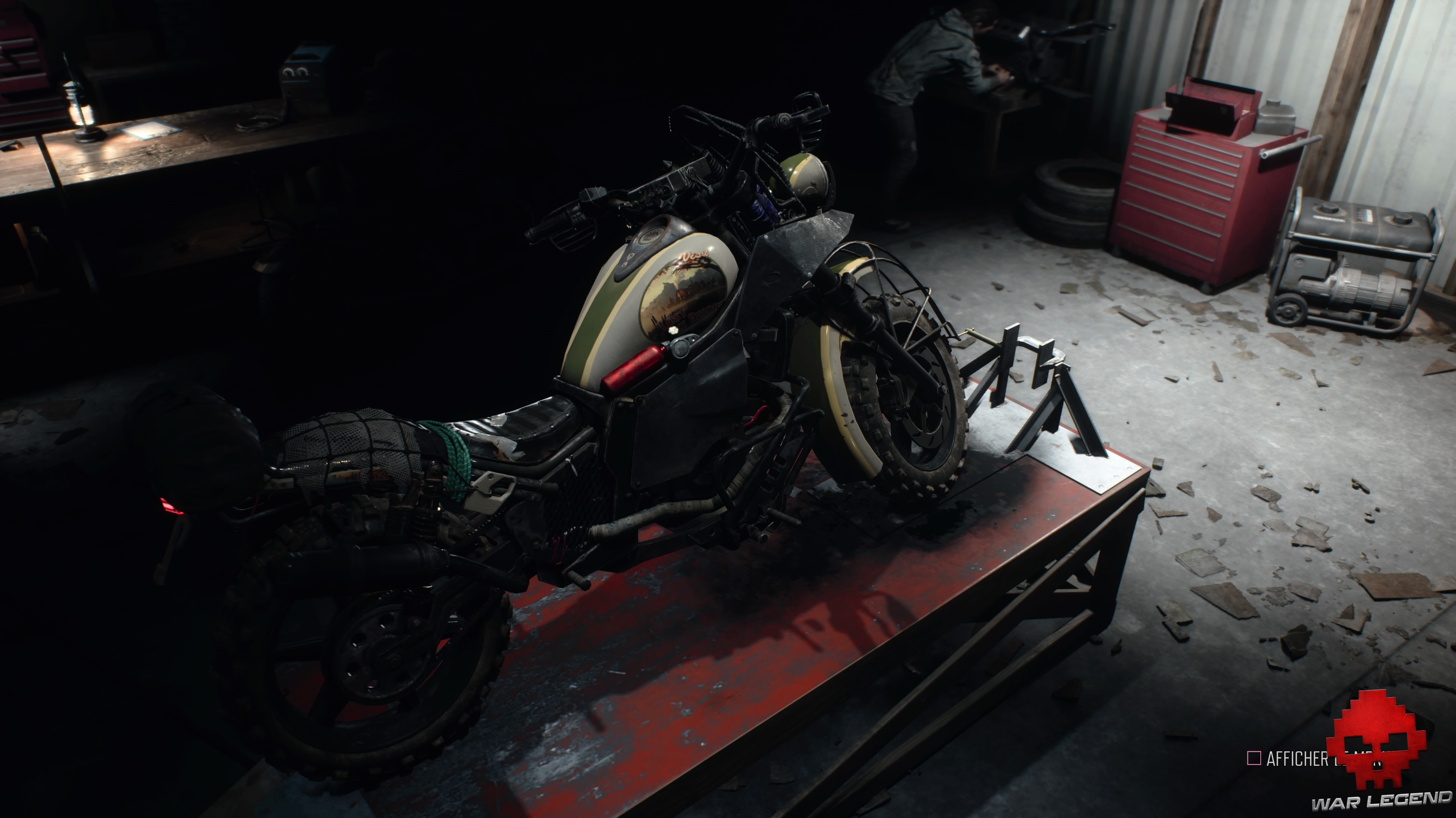 Peinture moto Camp de Lost Lake Days Gone