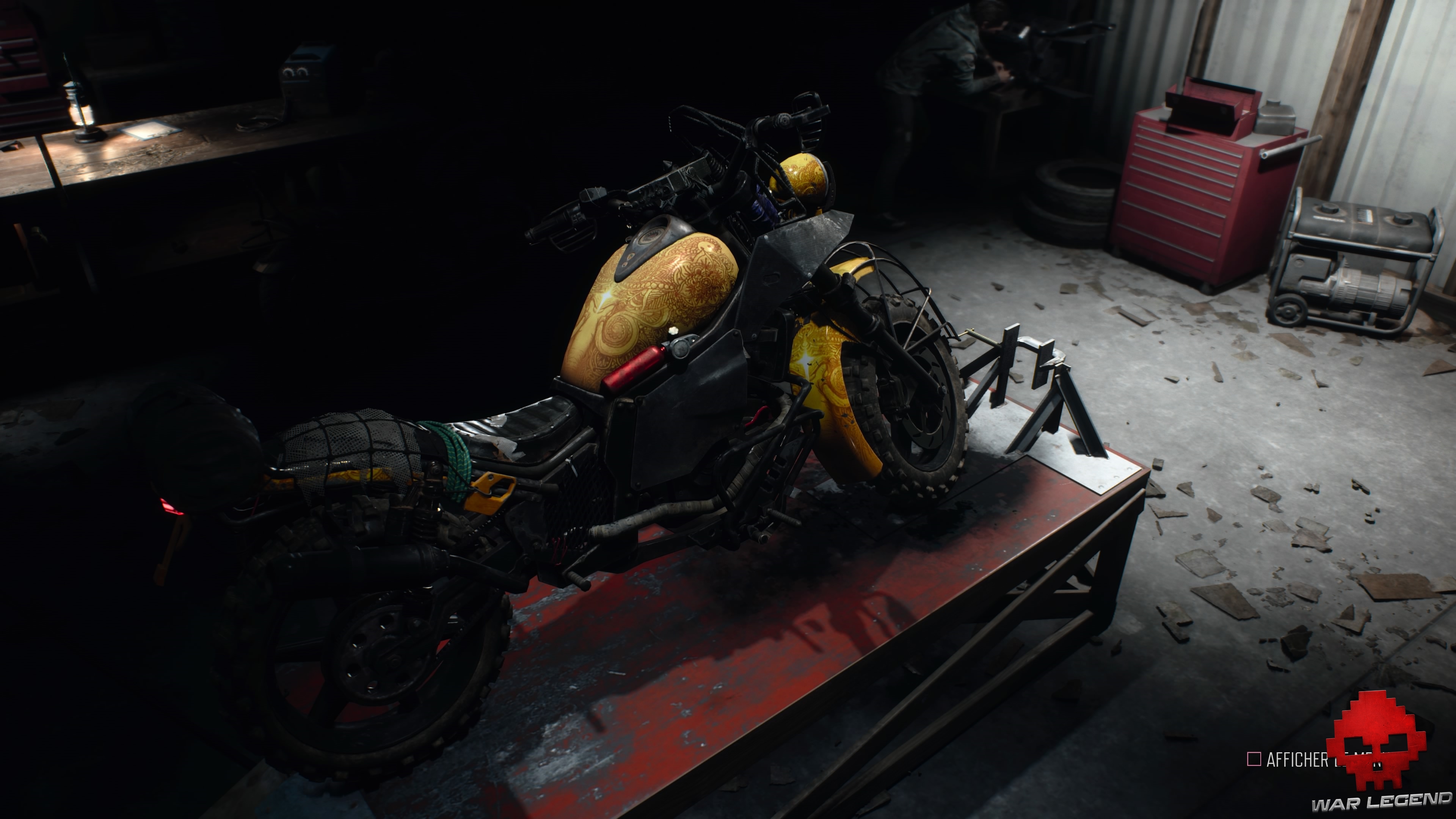 Peinture moto Une vieille connaissance Days Gone