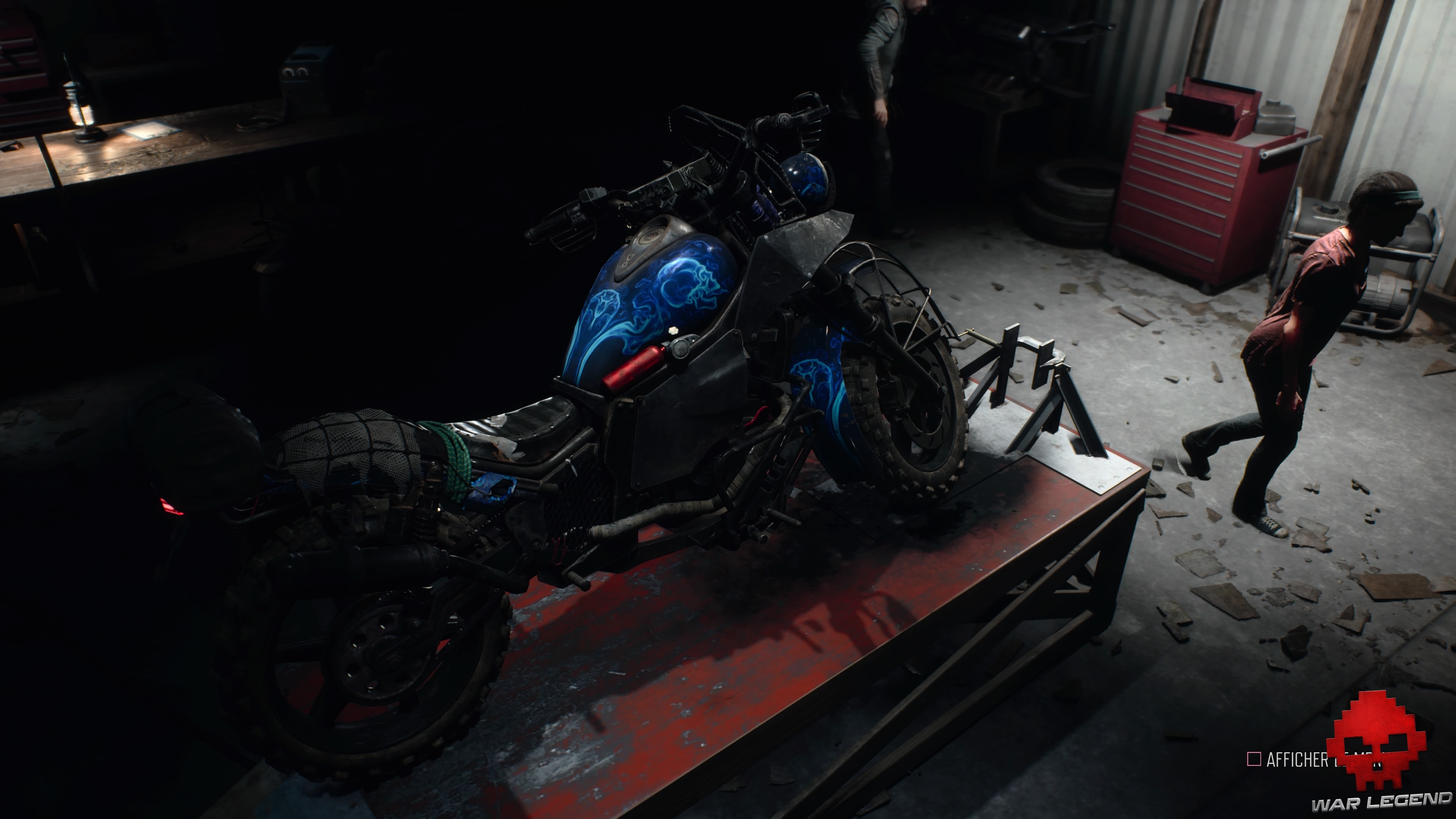 Peinture moto Comment il a survécu ? Days Gone