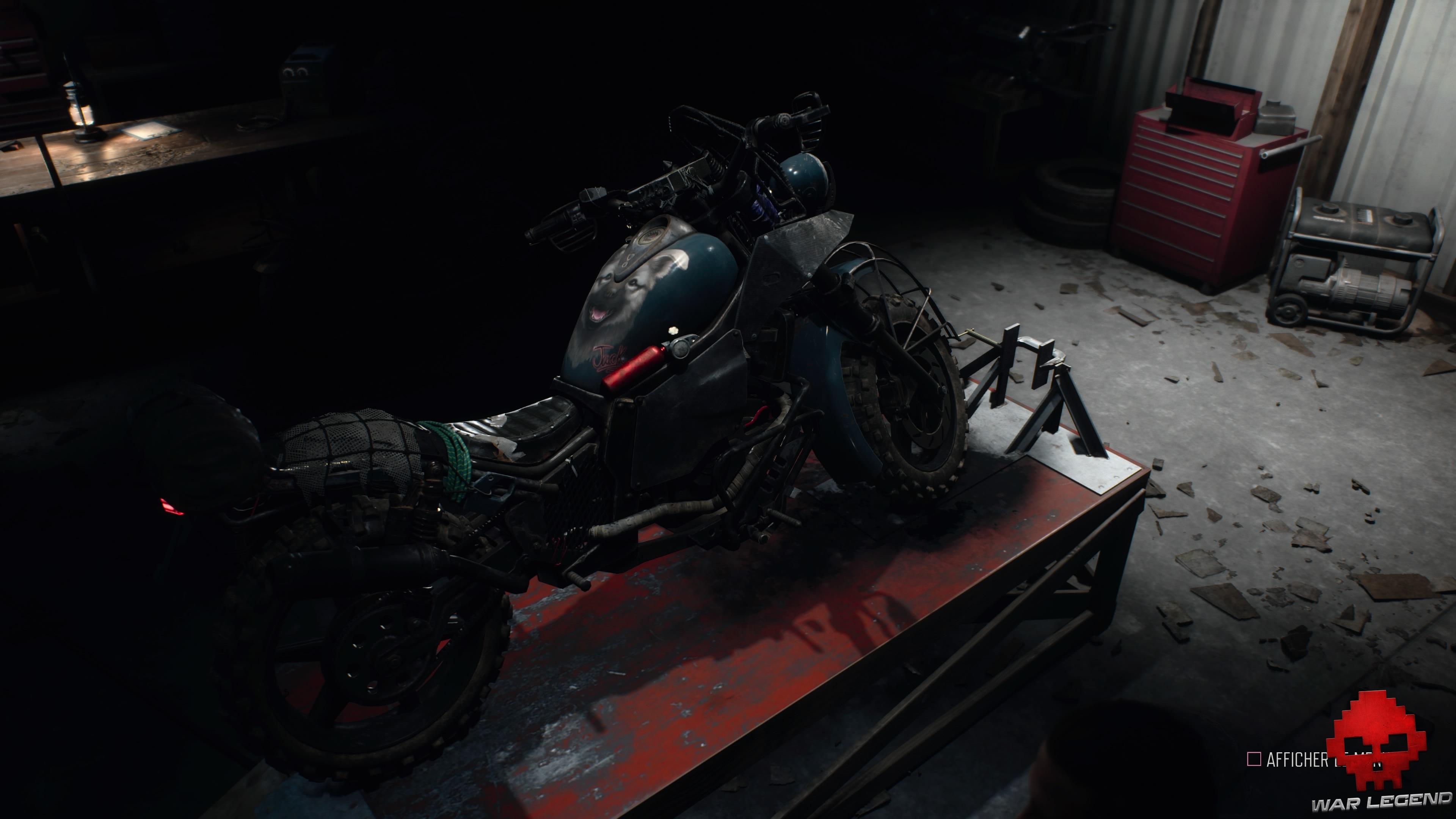 Peinture moto C'est pas une vie Days Gone