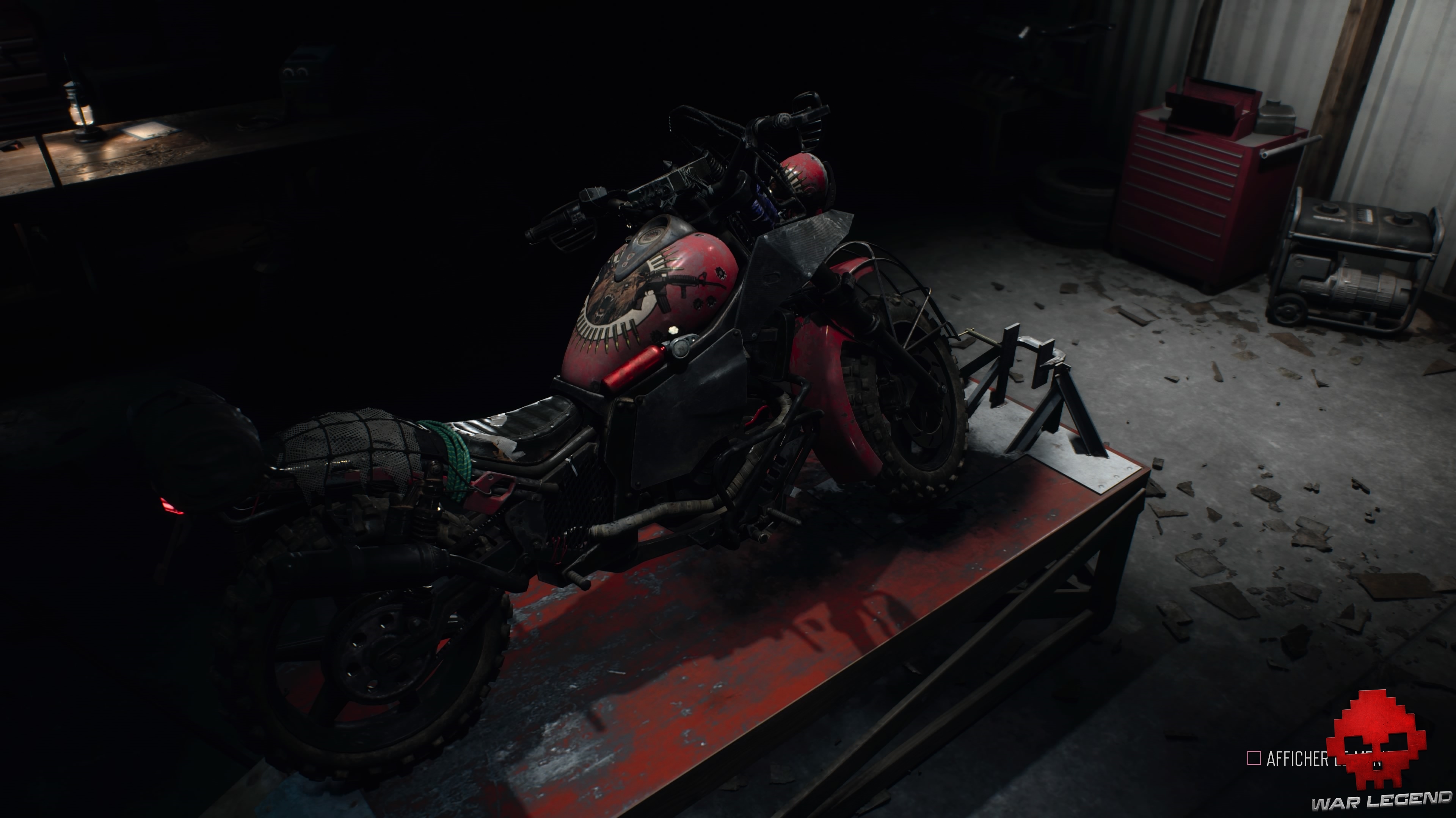 Peinture moto Officier et gentleman Days Gone