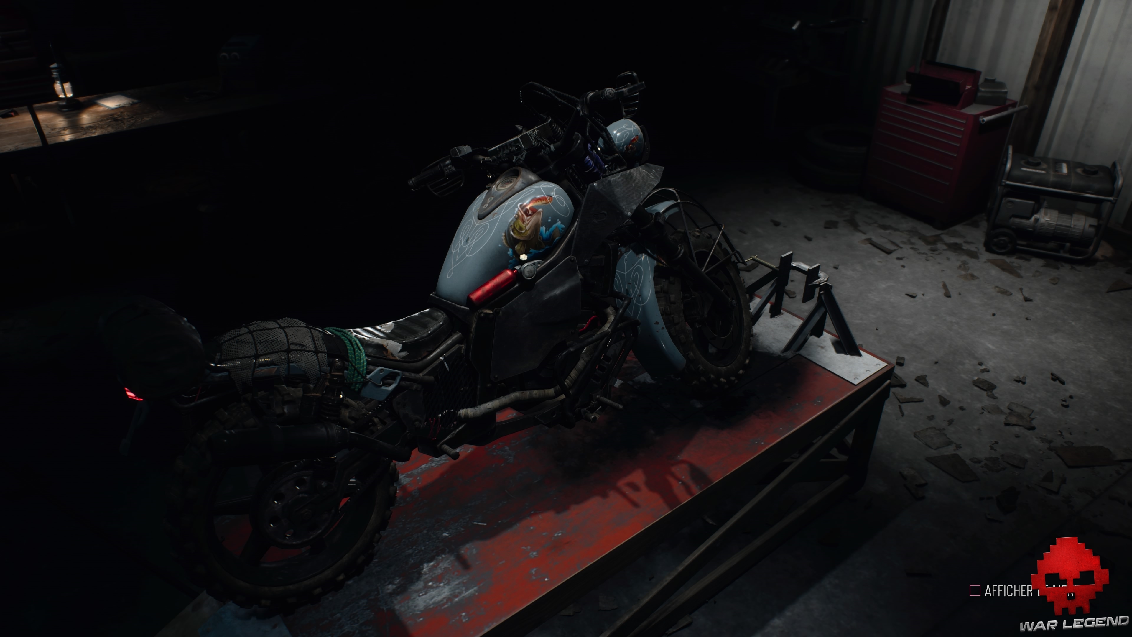 Peinture moto Camp de Diamond Lake Days Gone