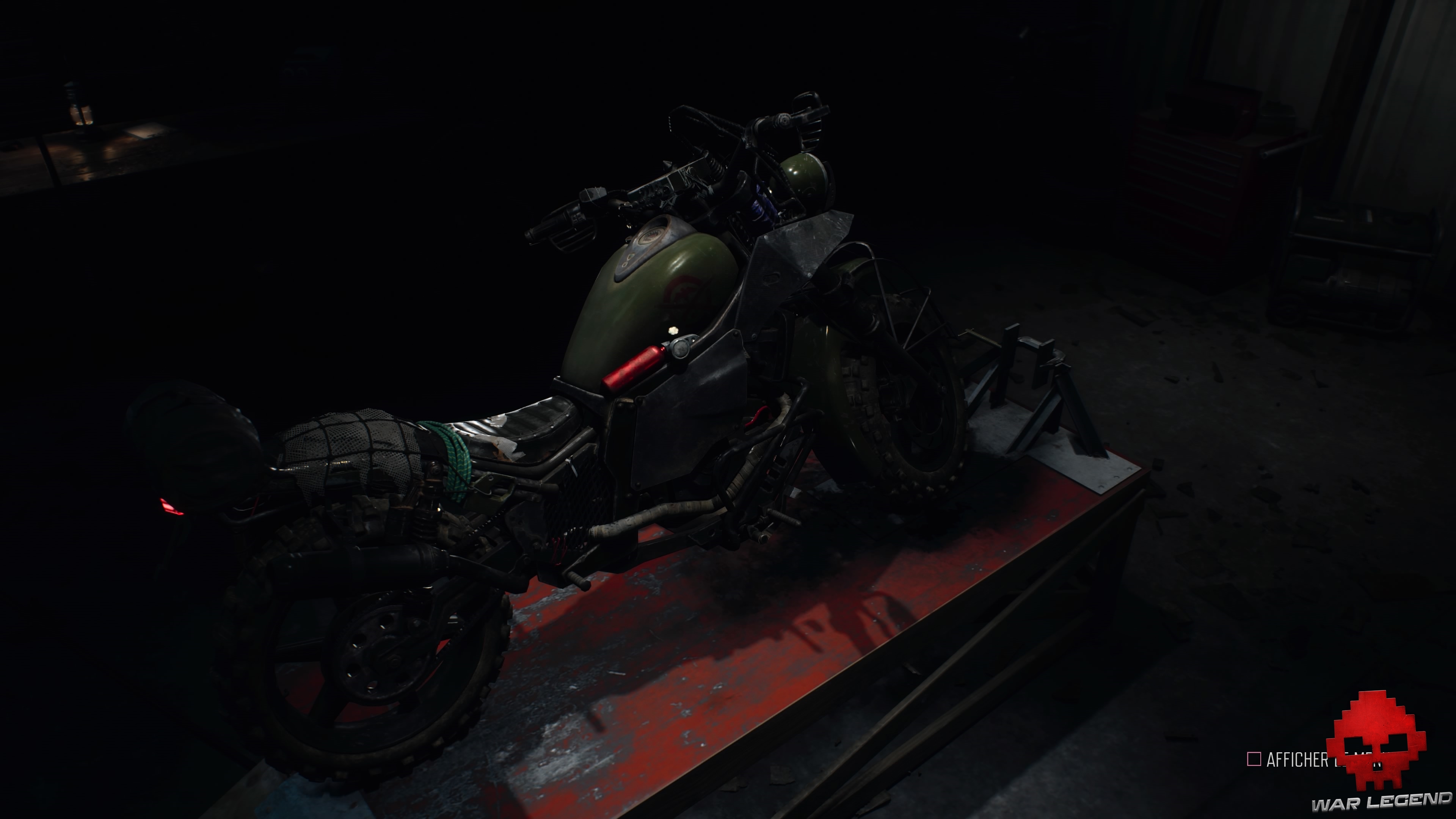 Peinture moto Loi et désordre Days Gone