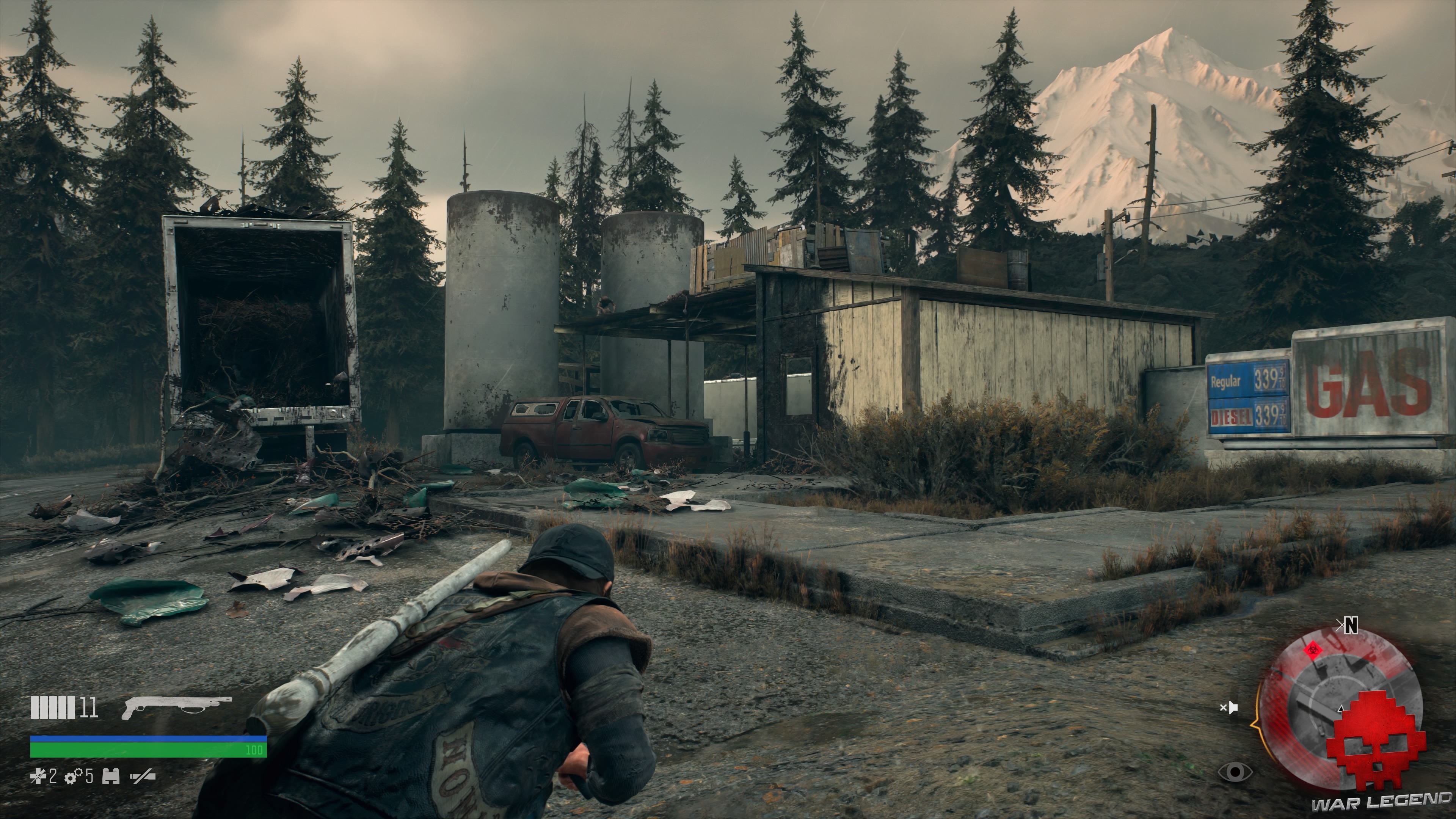 soluce days gone tu as vraiment envie de crever - station-service abandonnée