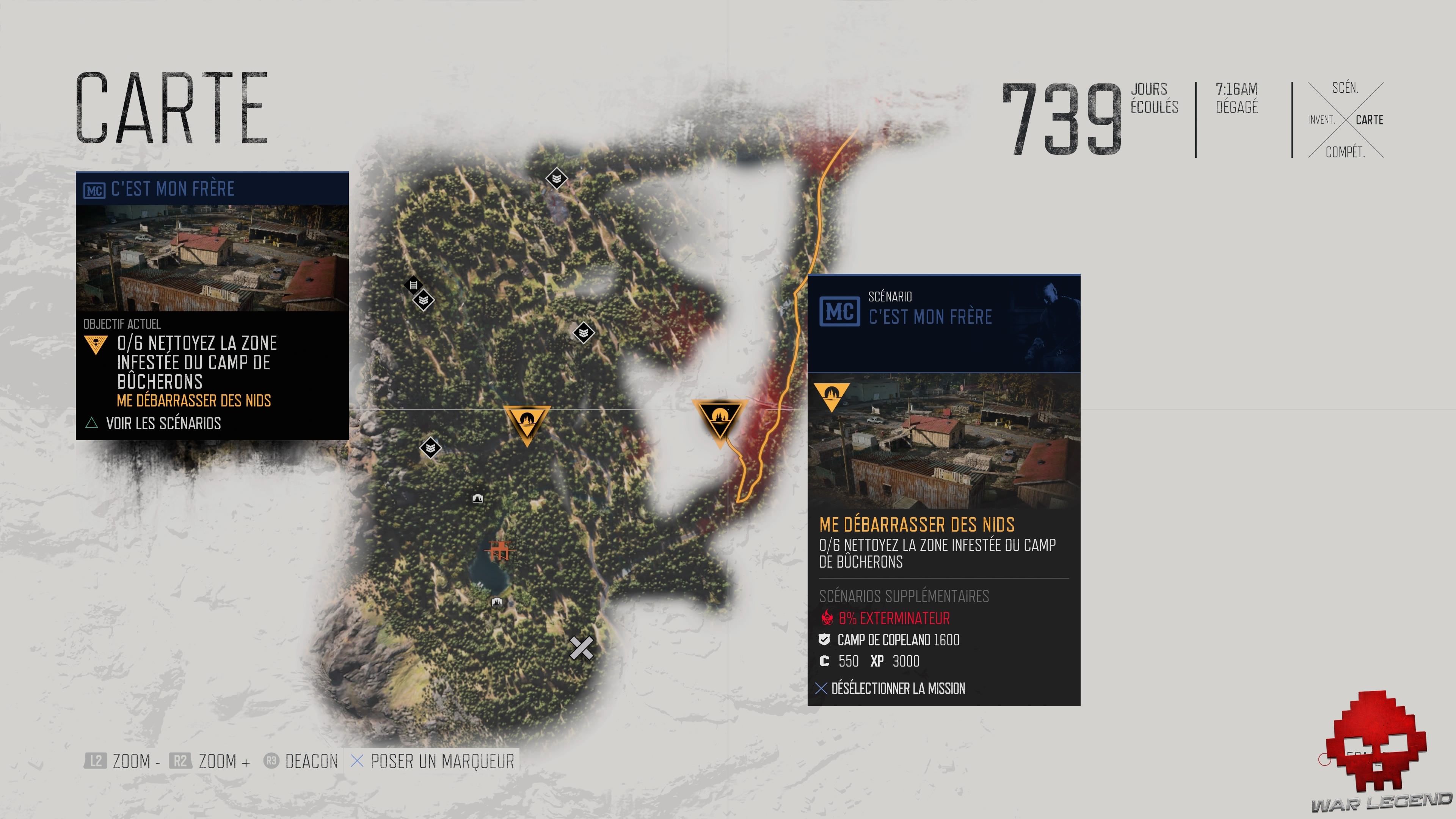 Soluce Days Gone - Me débarrasser des nids