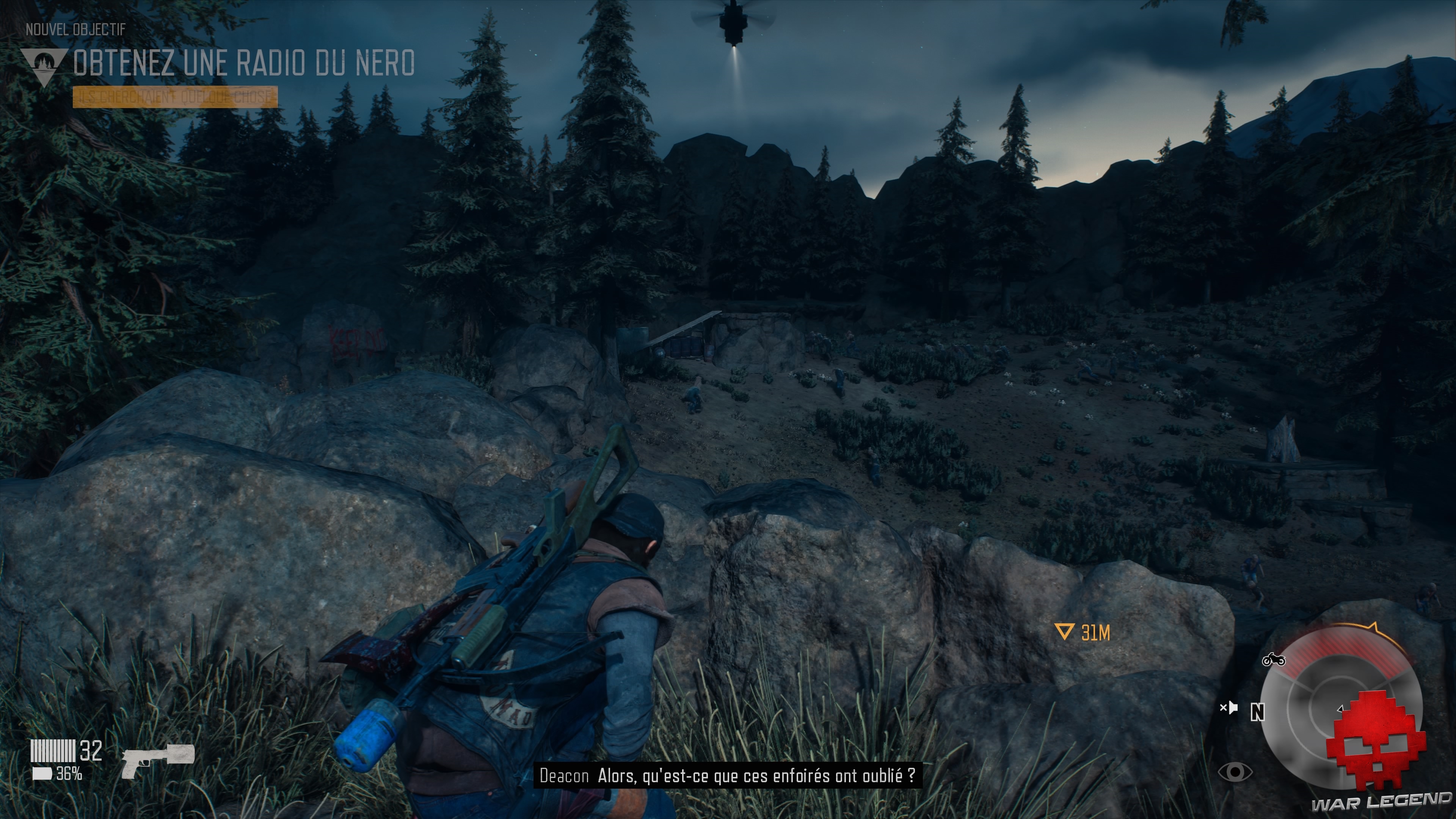 Soluce Days Gone - Ils cherchaient quelque chose