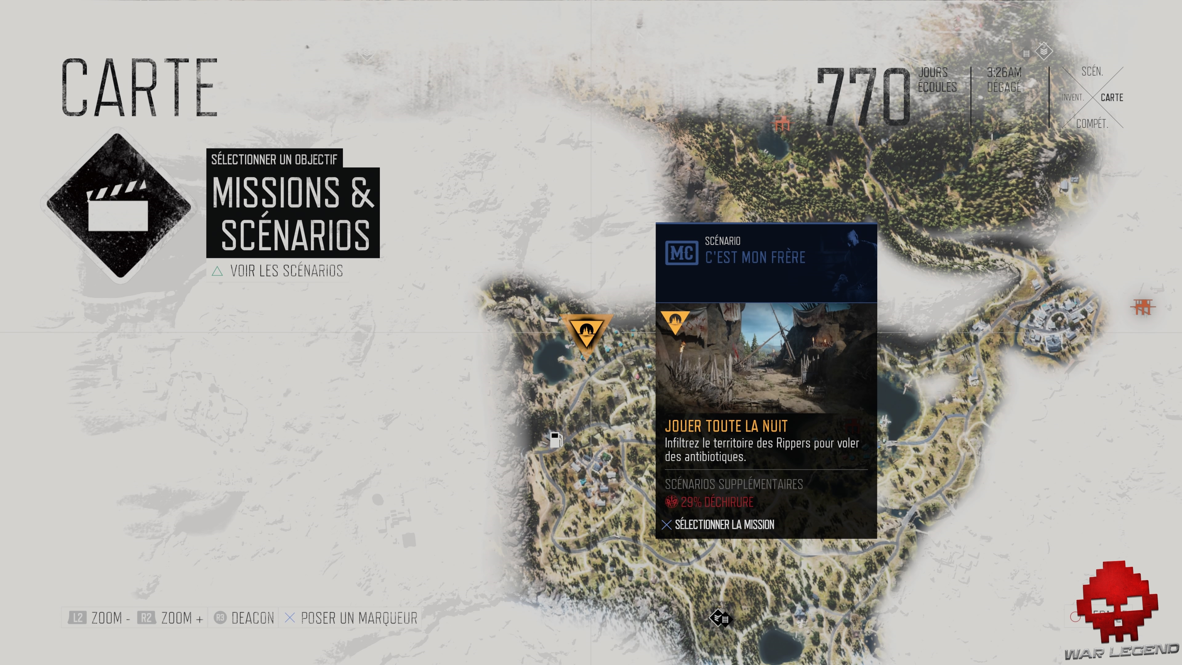 Soluce Days Gone - Jouer toute la nuit