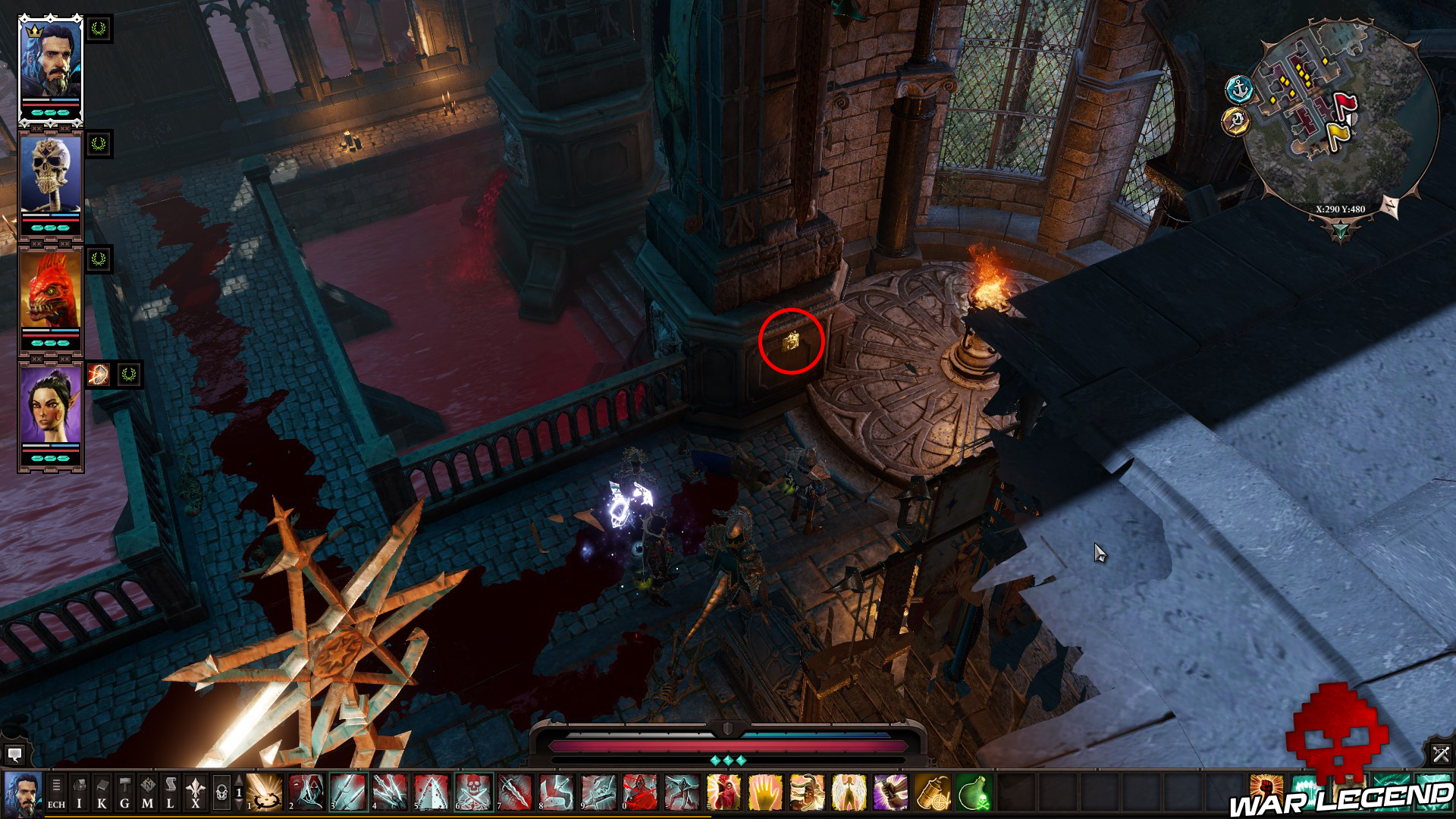 Soluce Divinity Original Sin 2 la chute du marteau voie du sang 2 bouton caché