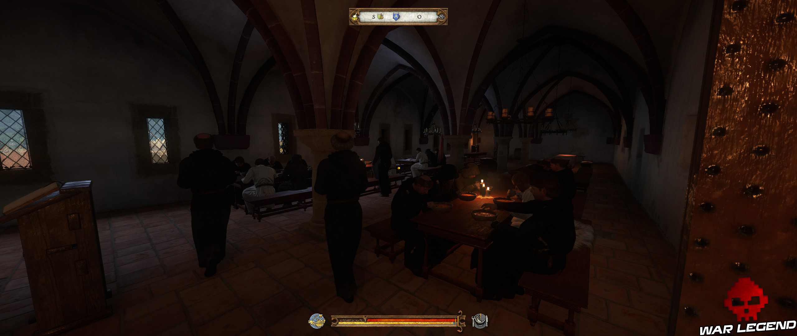 Soluce KCD Une vie cloîtrée réfectoire