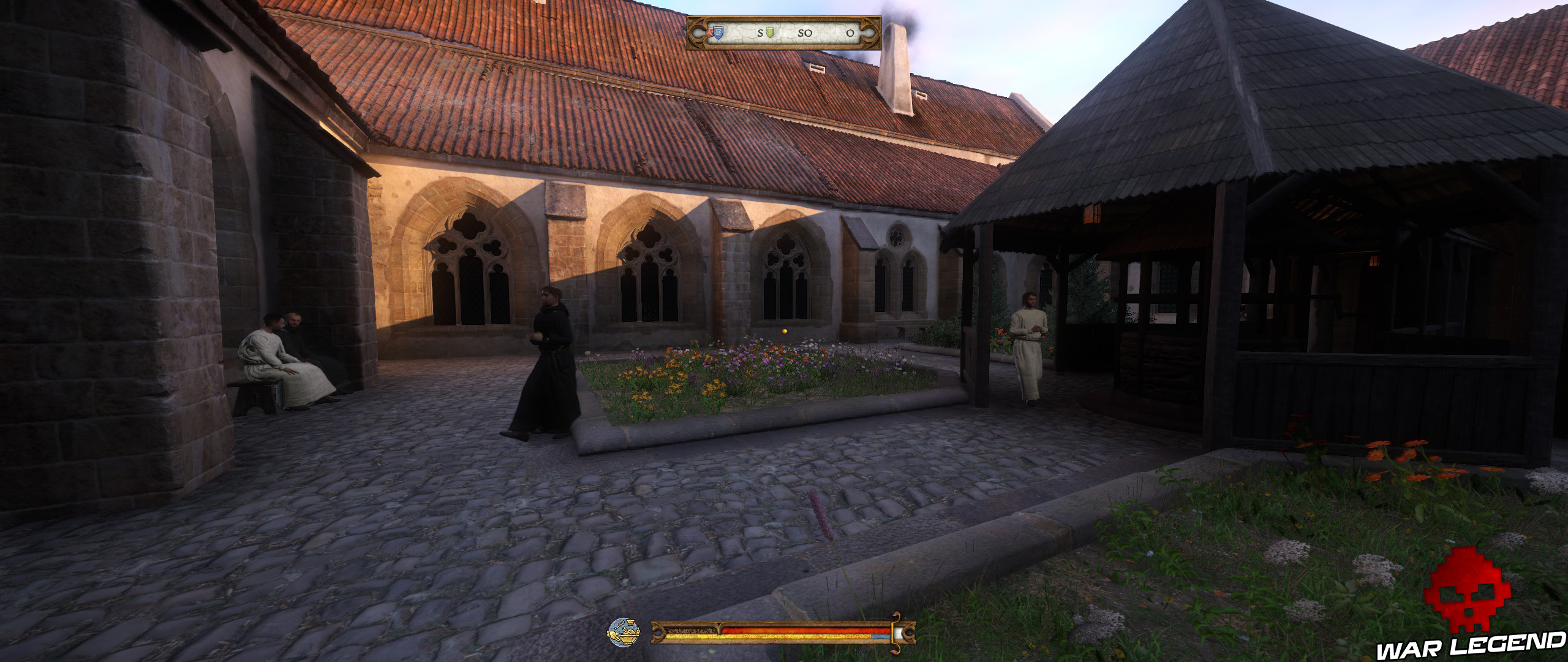 Soluce KCD Une vie cloîtrée jardin du cloître