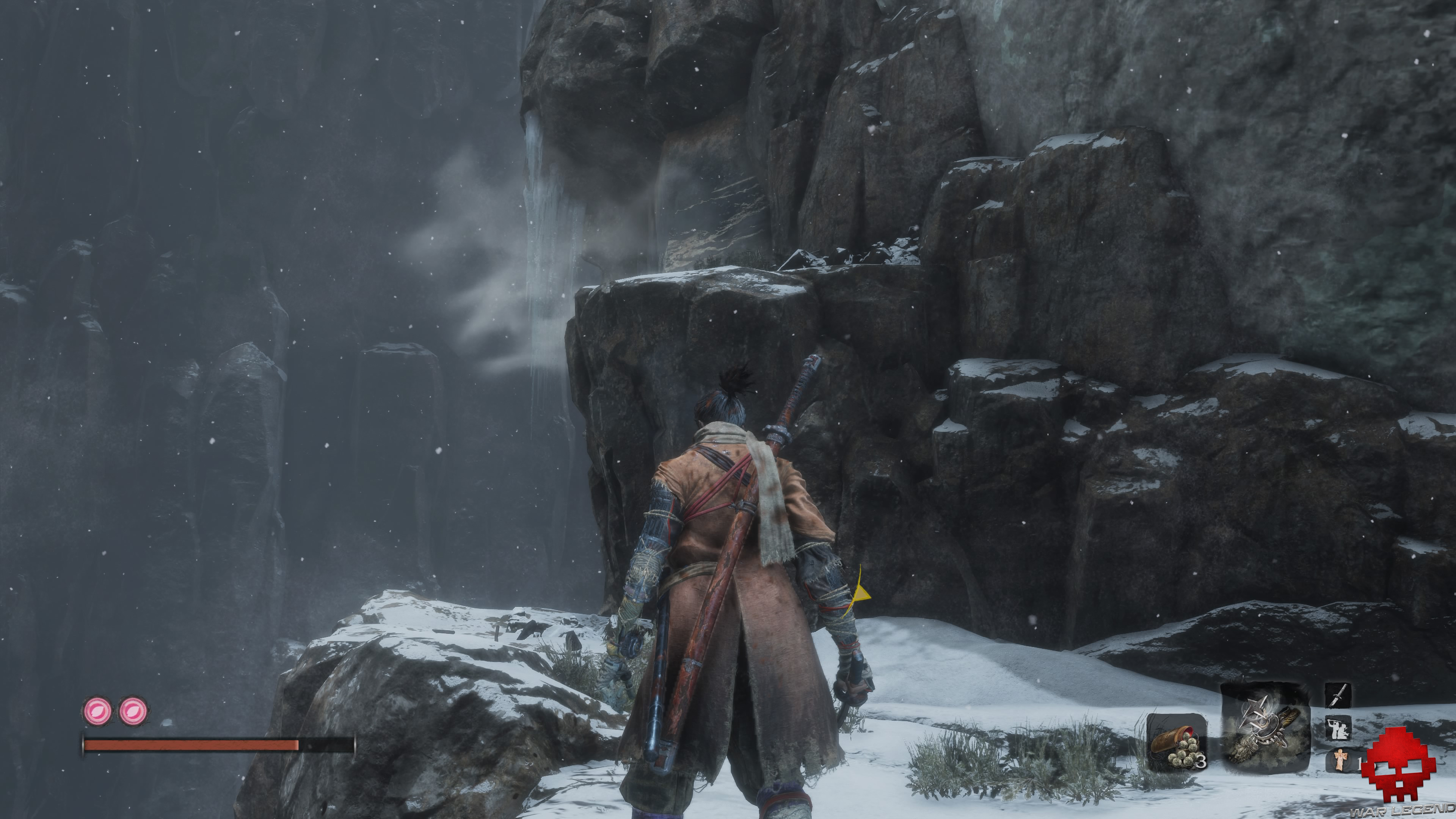 Soluce sekiro vallée engloutie mur à escalader