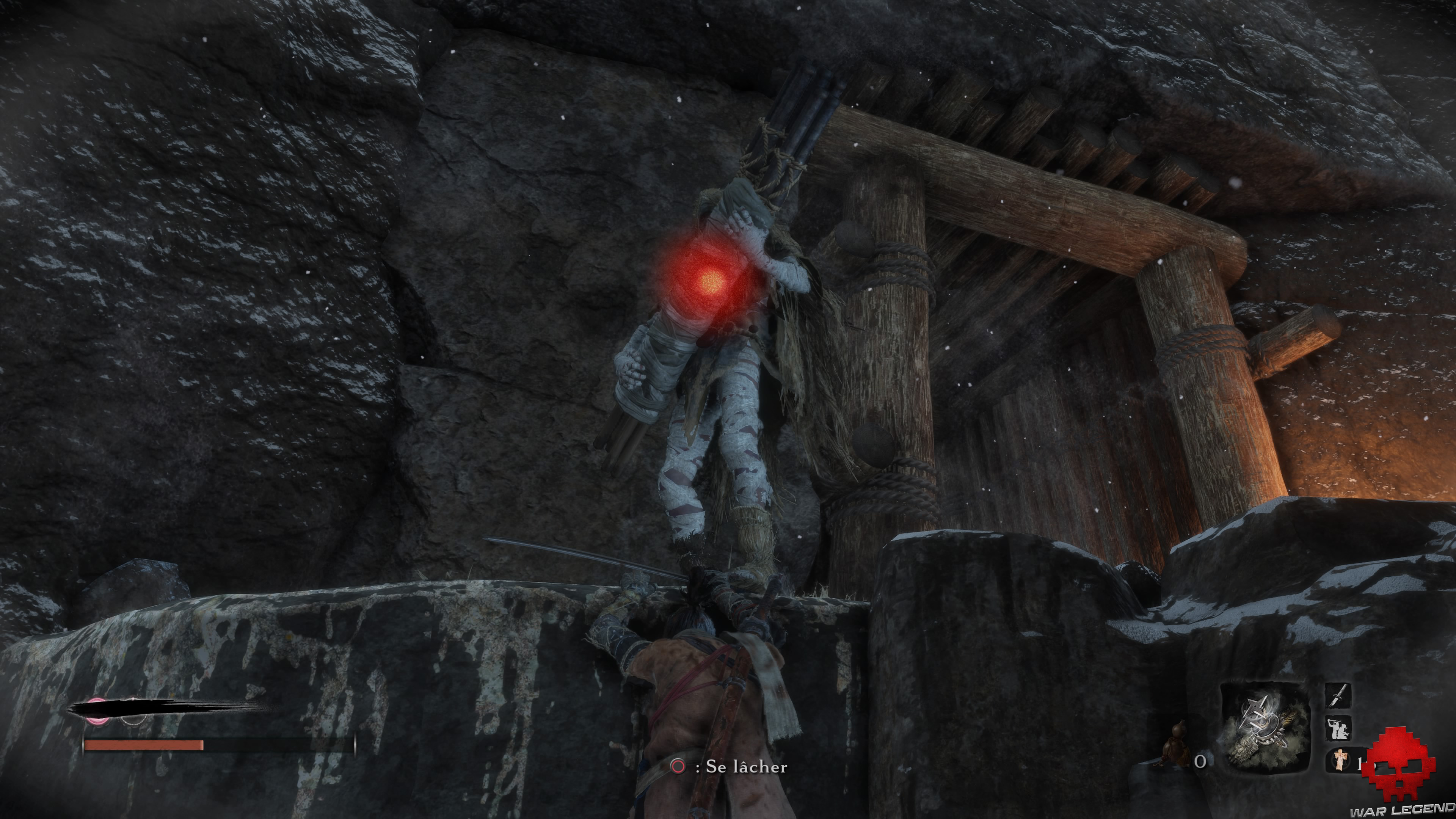 Soluce sekiro vallée engloutie élimination depuis rebord