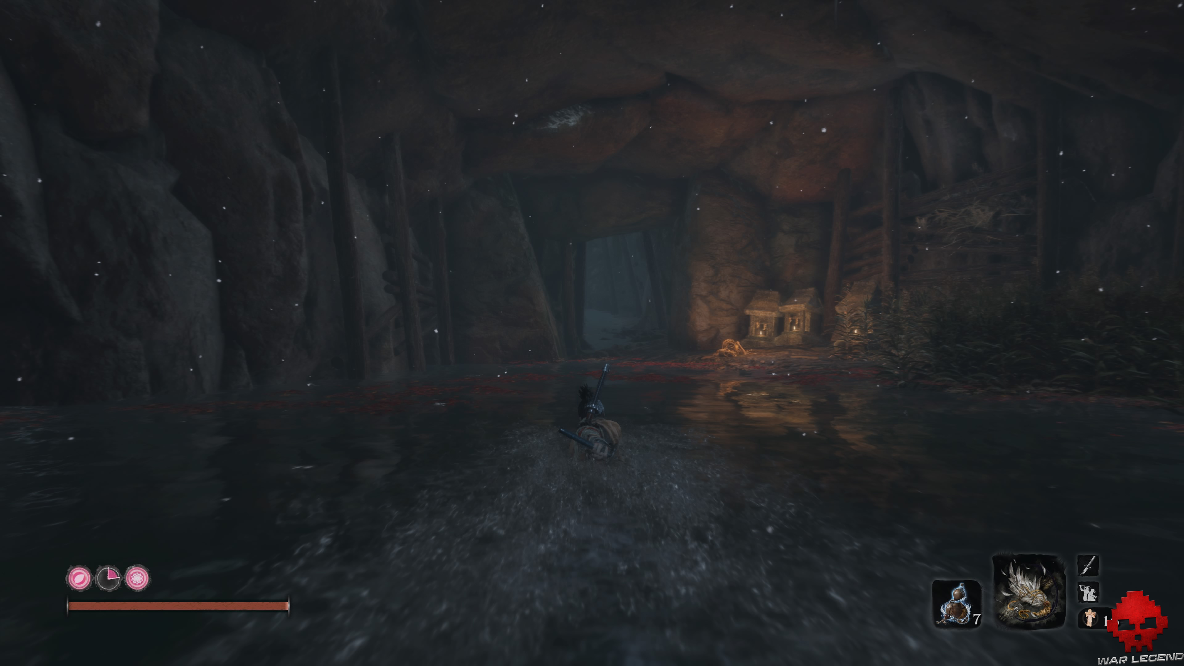 Soluce sekiro vallée engloutie grotte fendue