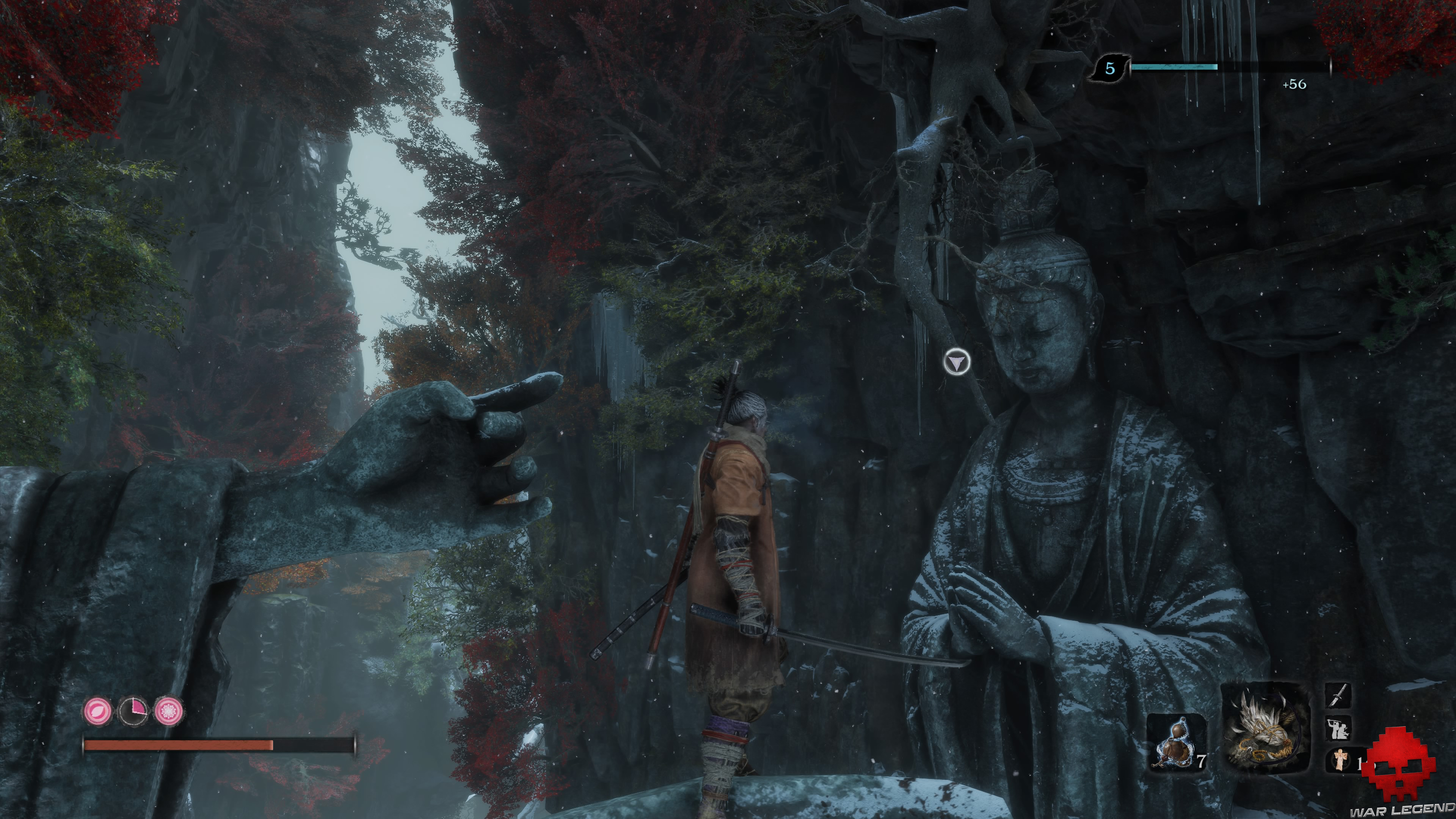 Soluce sekiro vallée engloutie statues géantes