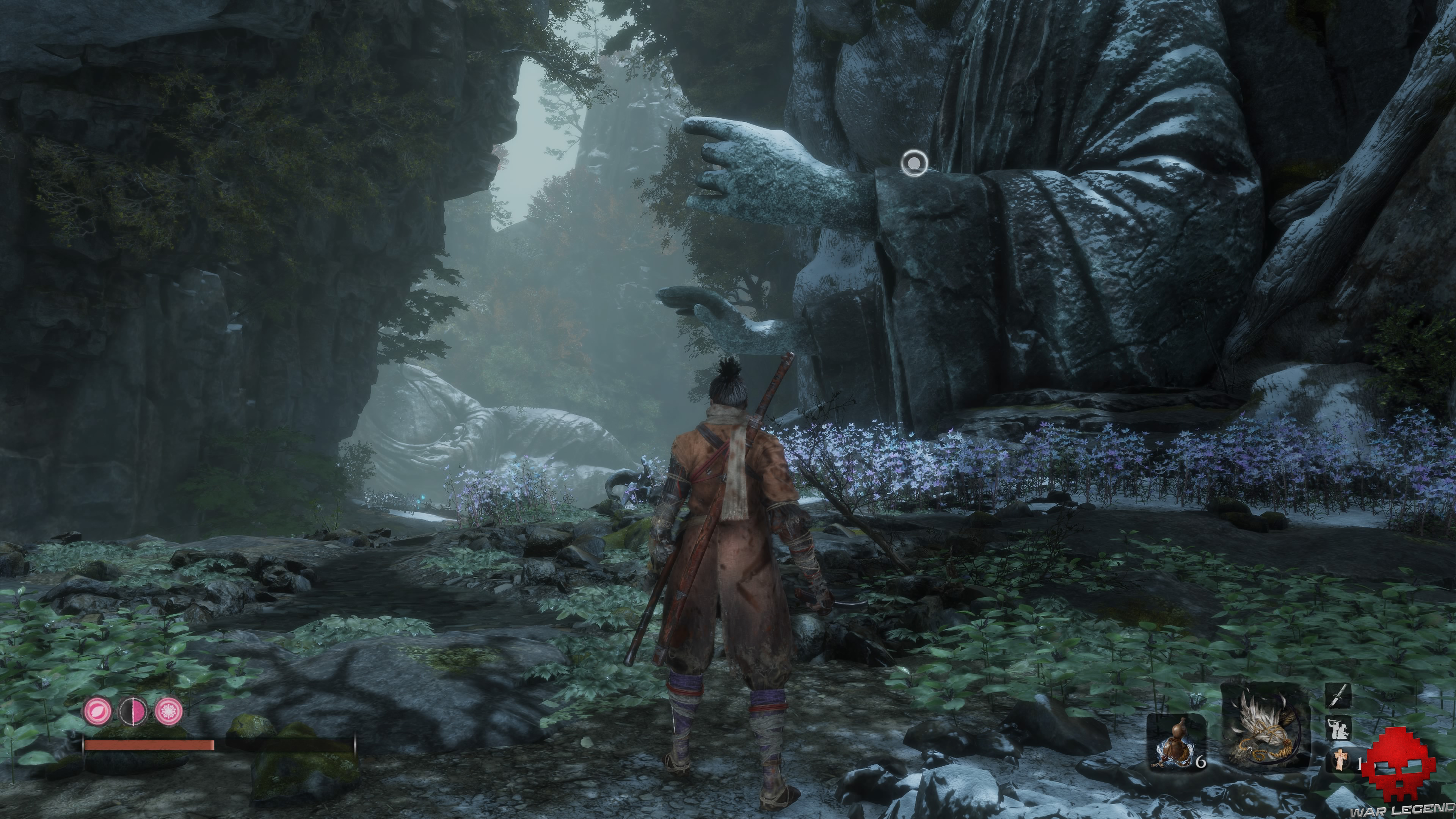 Soluce sekiro vallée engloutie bras de statue