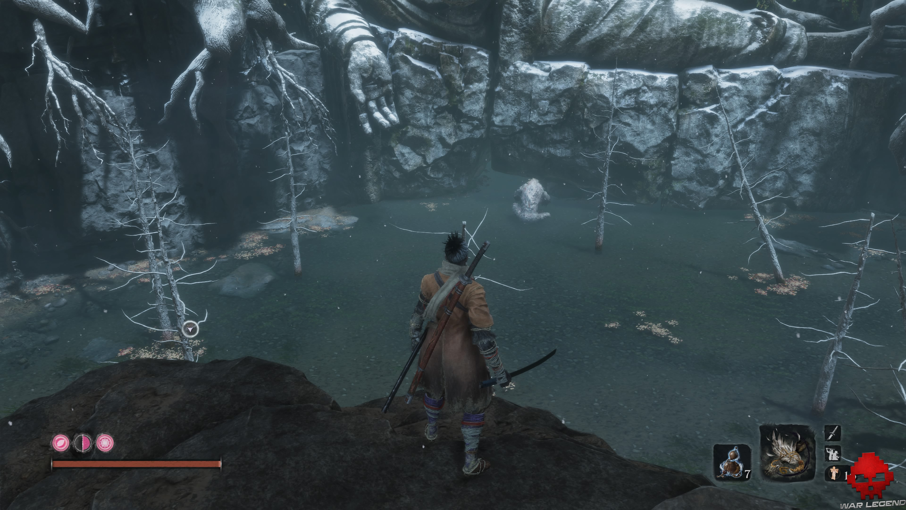 Soluce sekiro vallée engloutie singe gardien