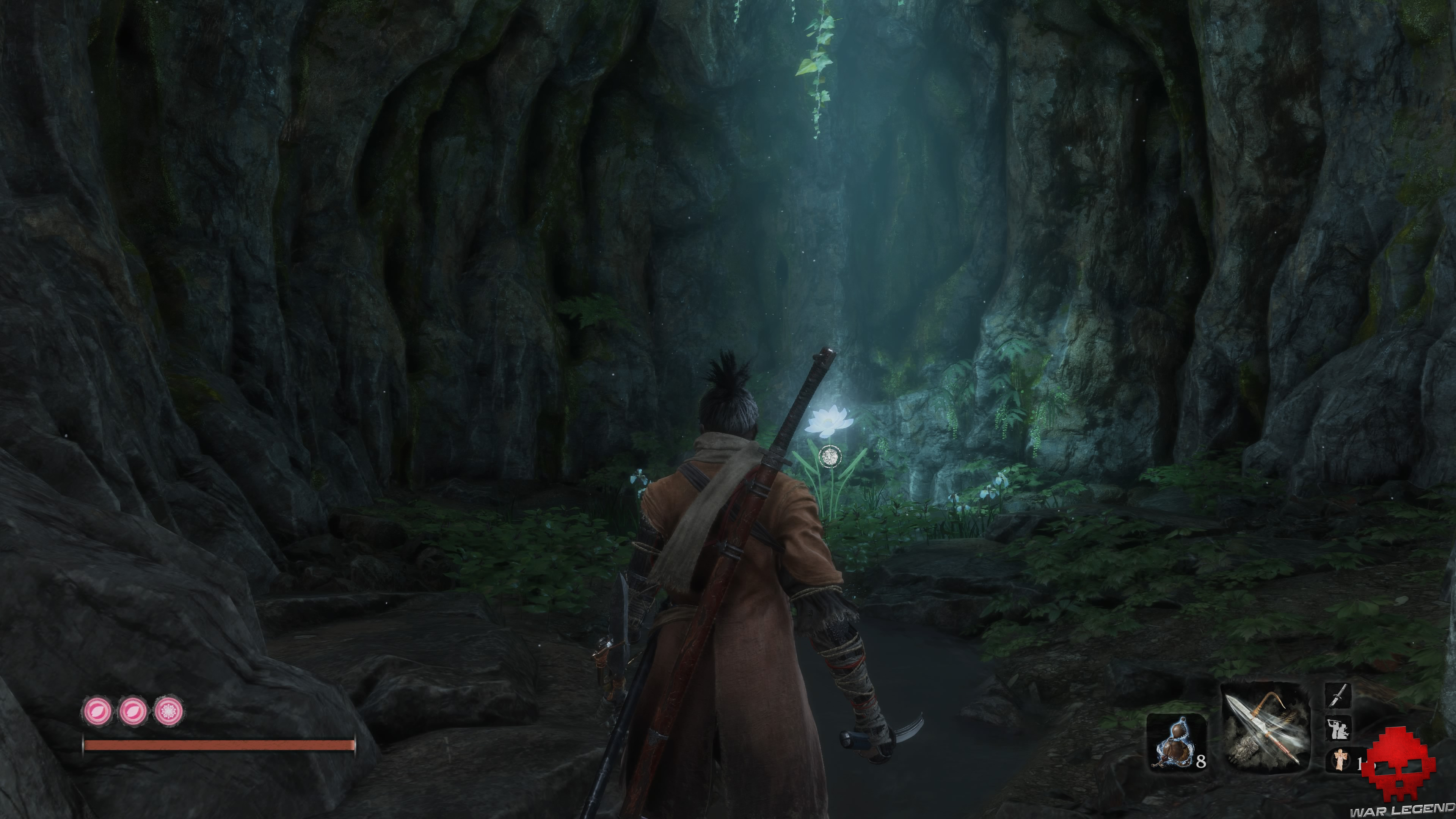 Soluce sekiro vallée engloutie fleur de lotus blanche