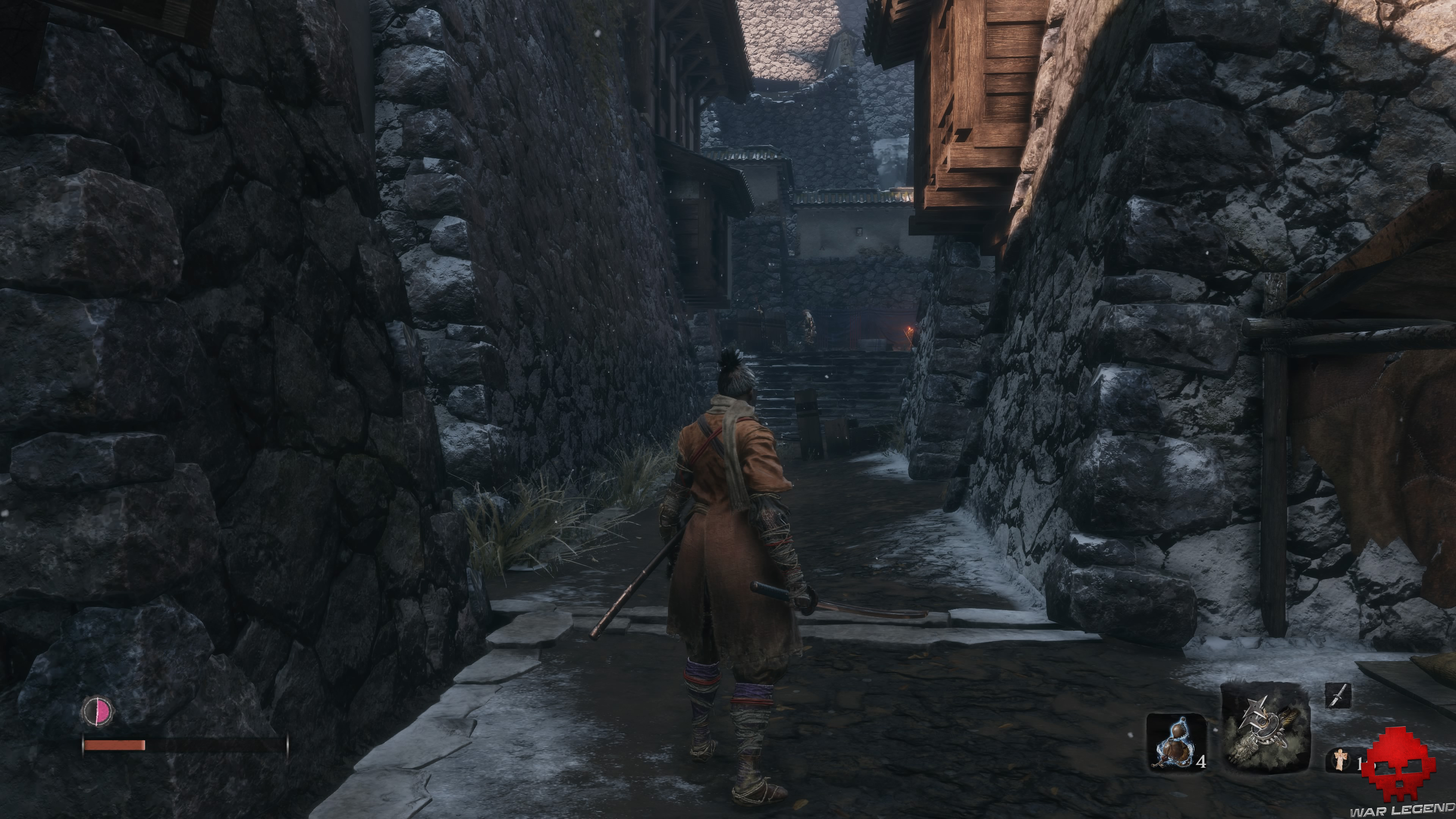 Soluce Sekiro Château Ashina rue étroite