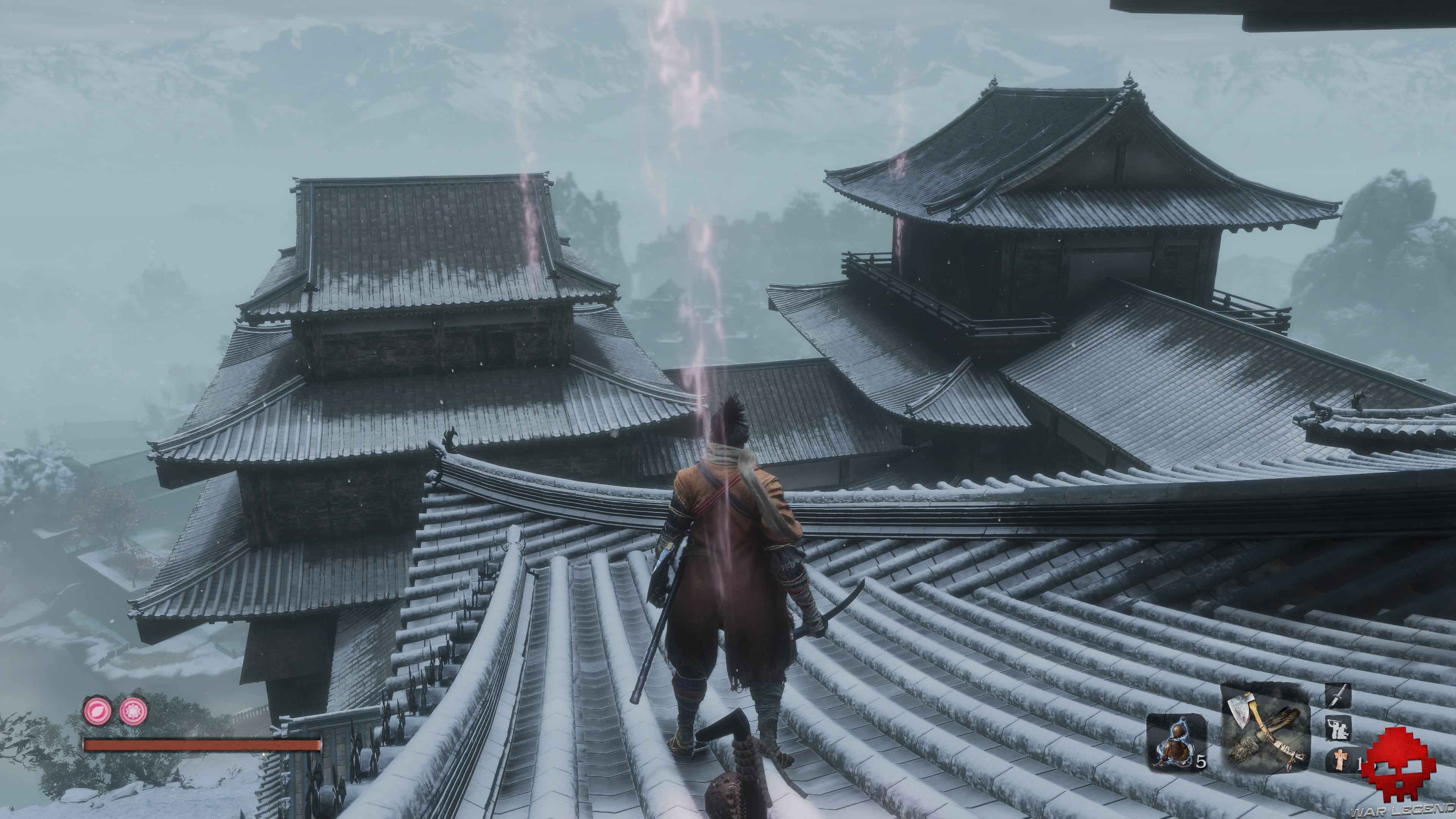 Soluce Sekiro Château Ashina toits du château