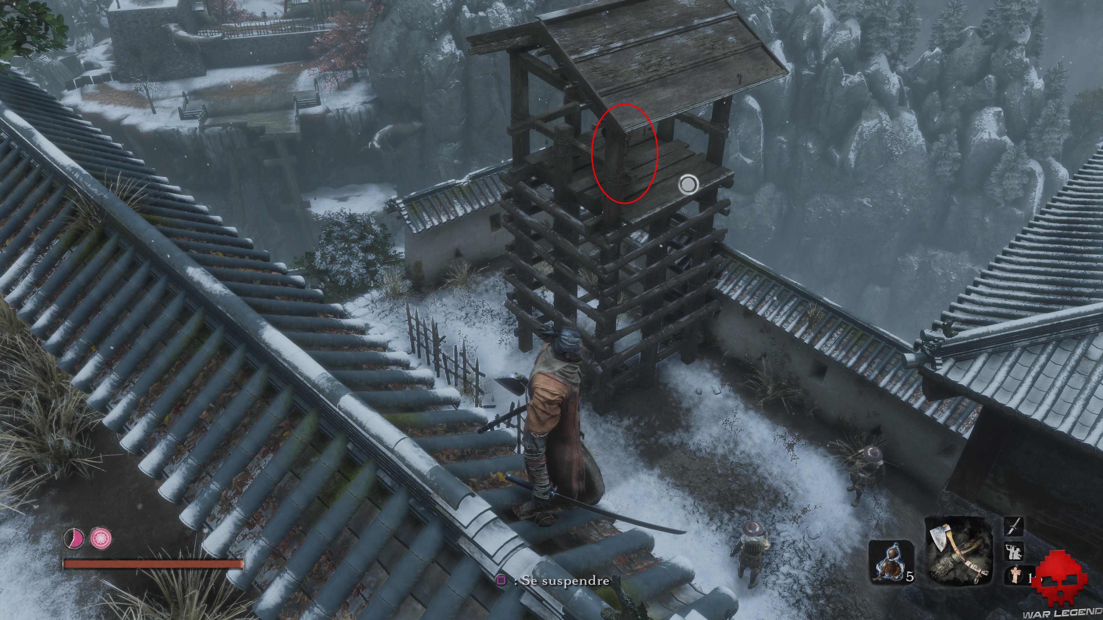 Soluce Sekiro Château Ashina tour de guet