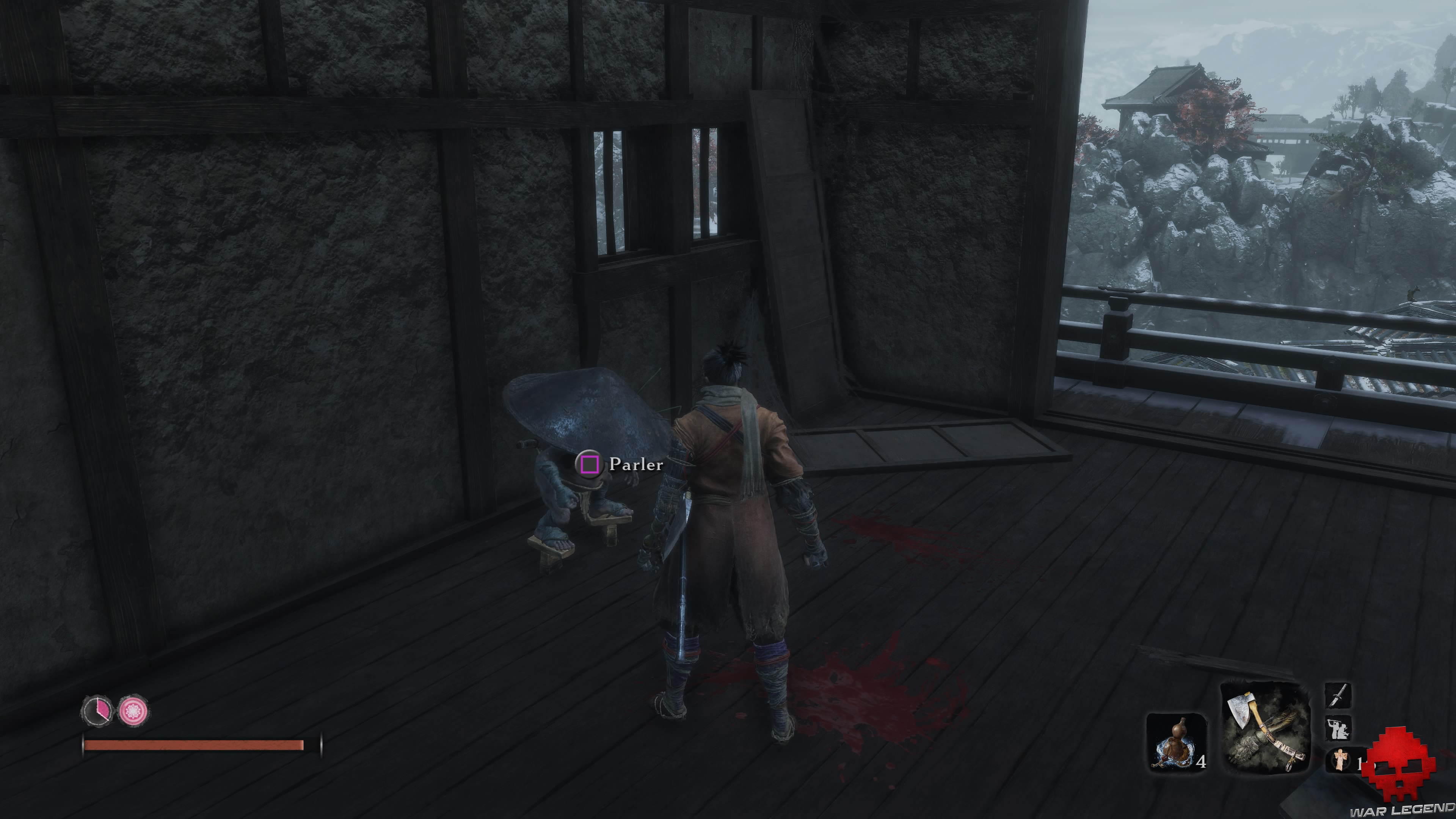 Soluce Sekiro Château Ashina Furet Chapeau-Noir