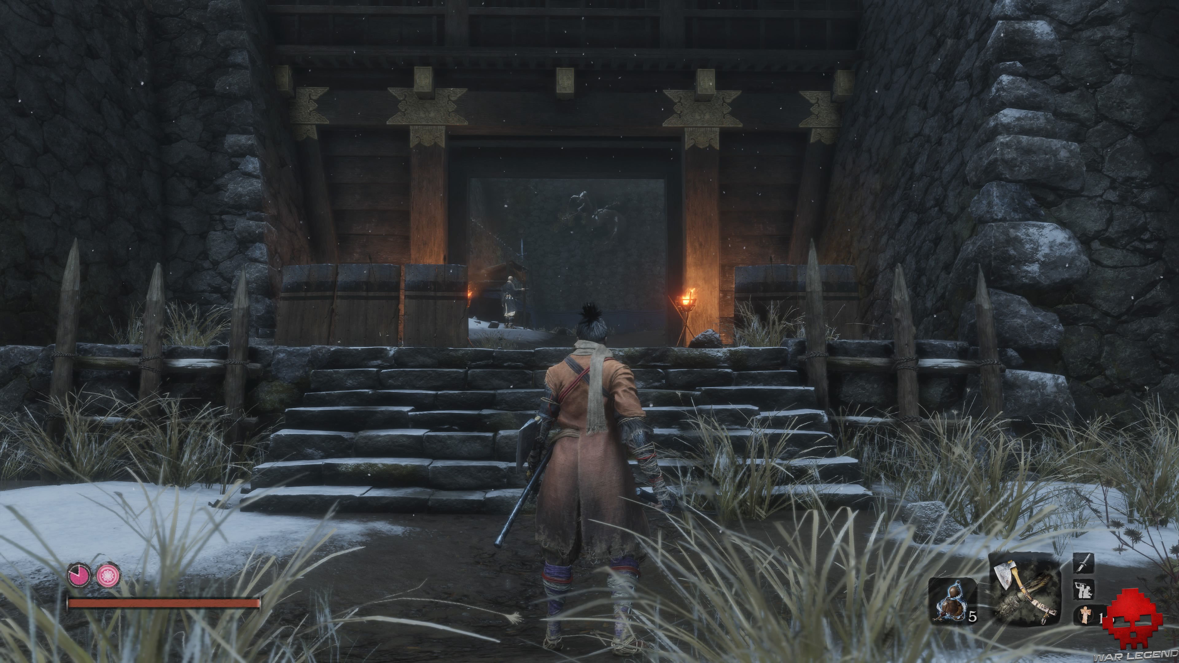Soluce Sekiro Château Ashina ennemis en patrouille