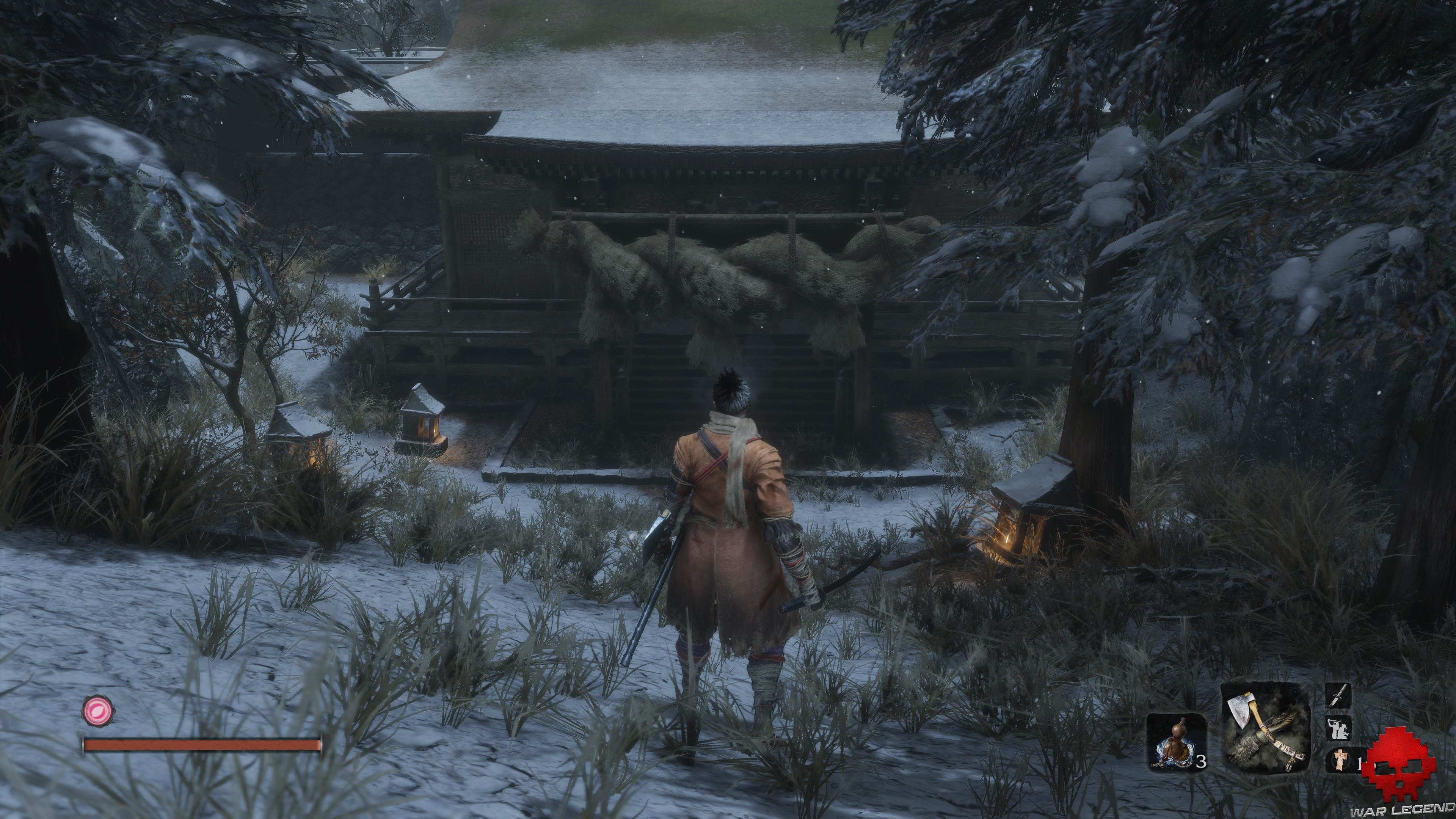 Soluce Sekiro Château Ashina autel du serpent