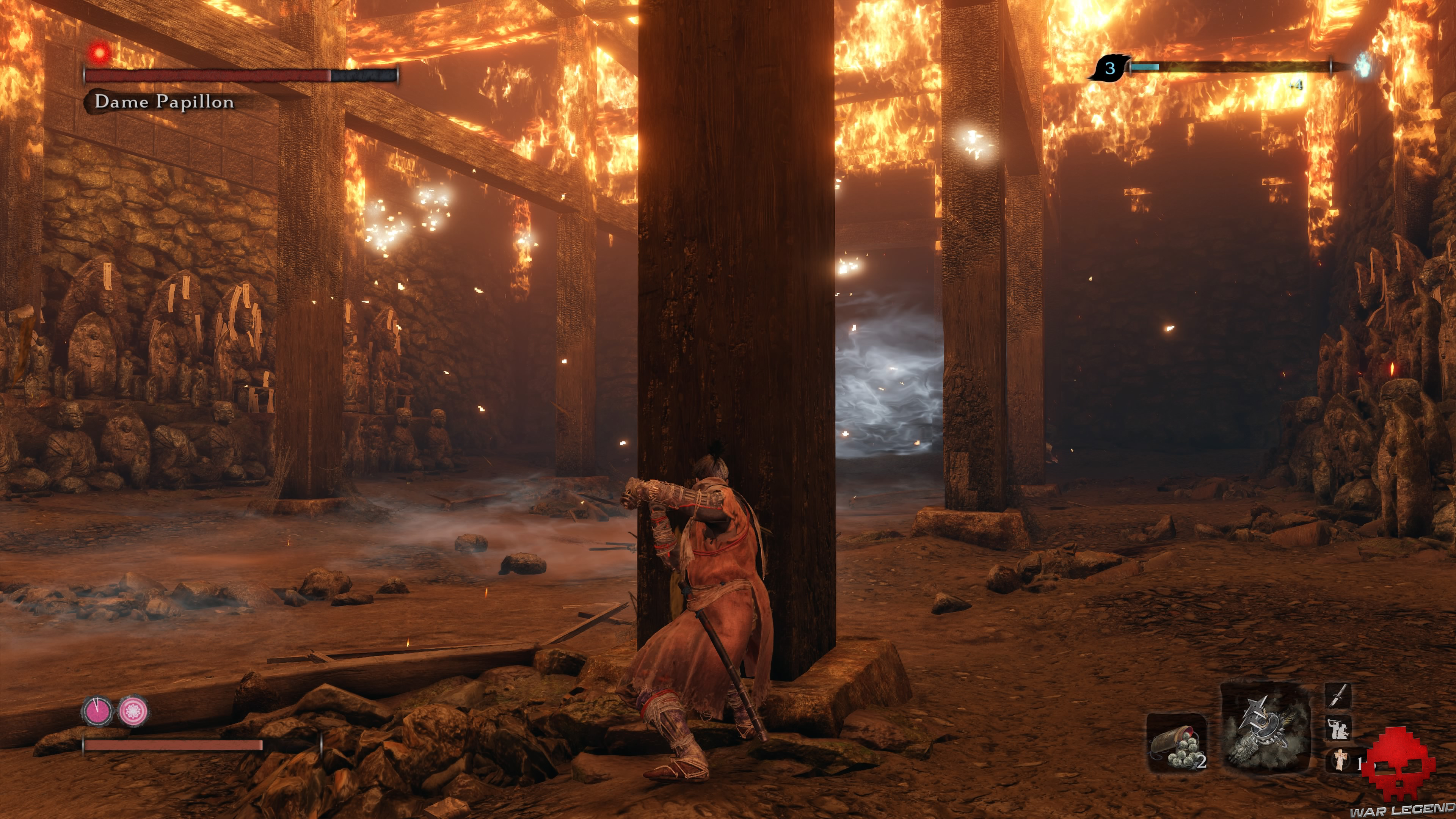 Soluce Sekiro domaine hirata illusions dissipées