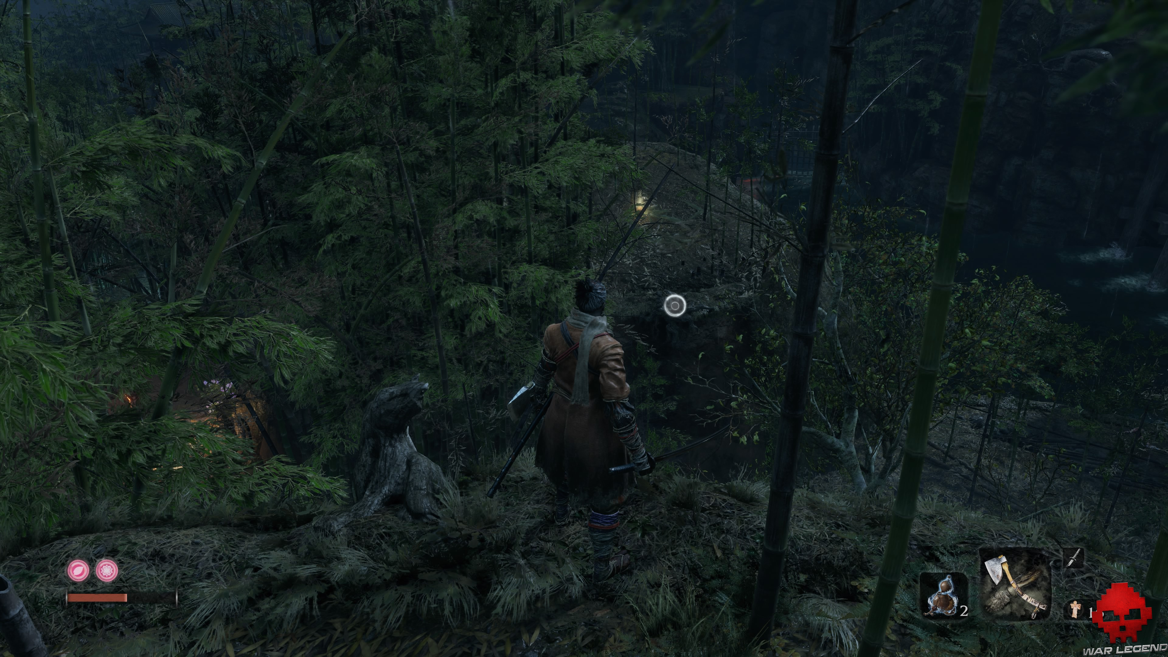 Soluce Sekiro: Shadows Die Twice Manoir Hirata poudre parefeu au sol