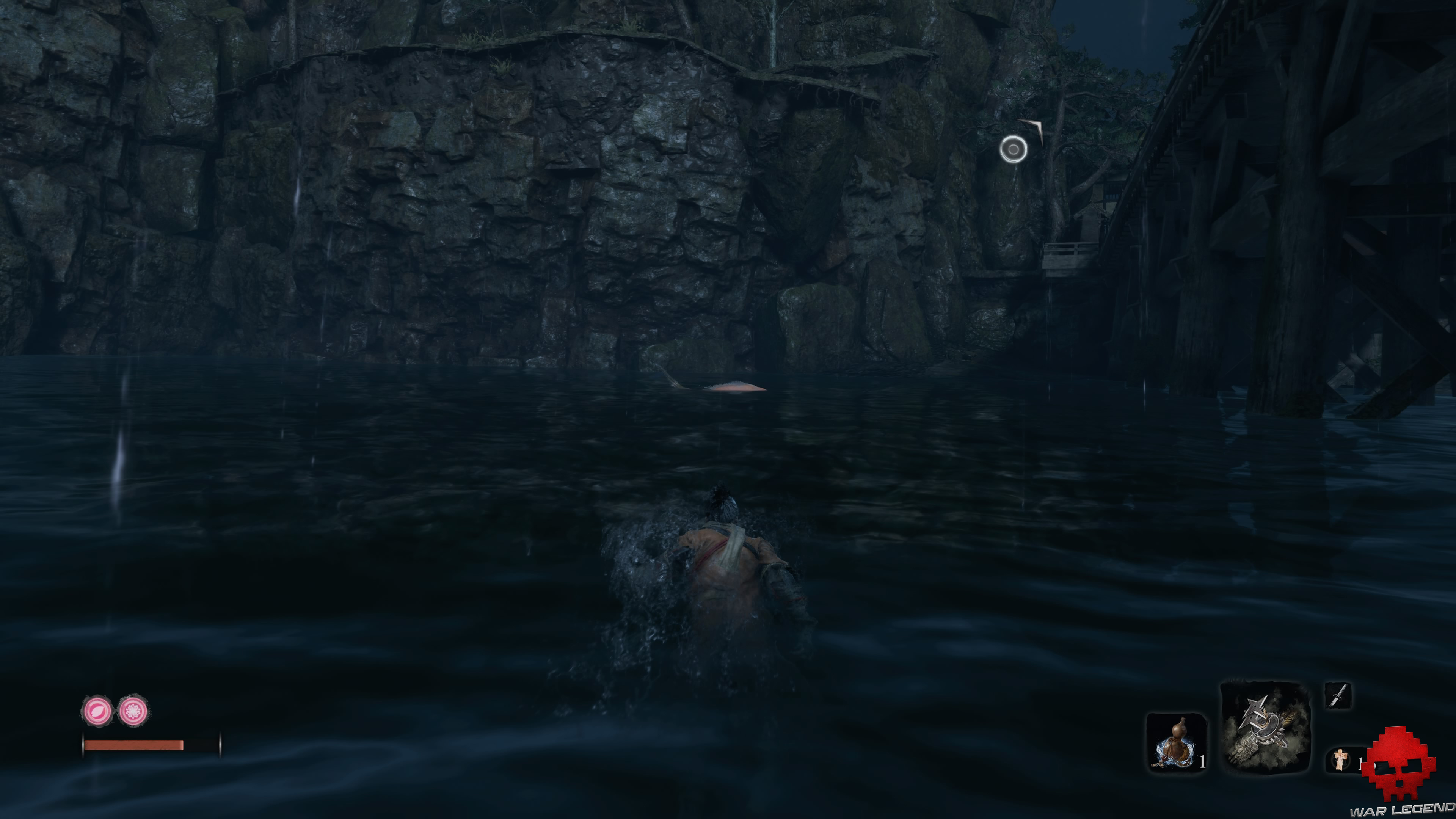 Soluce Sekiro: Shadows Die Twice Manoir Hirata carpe au trésor