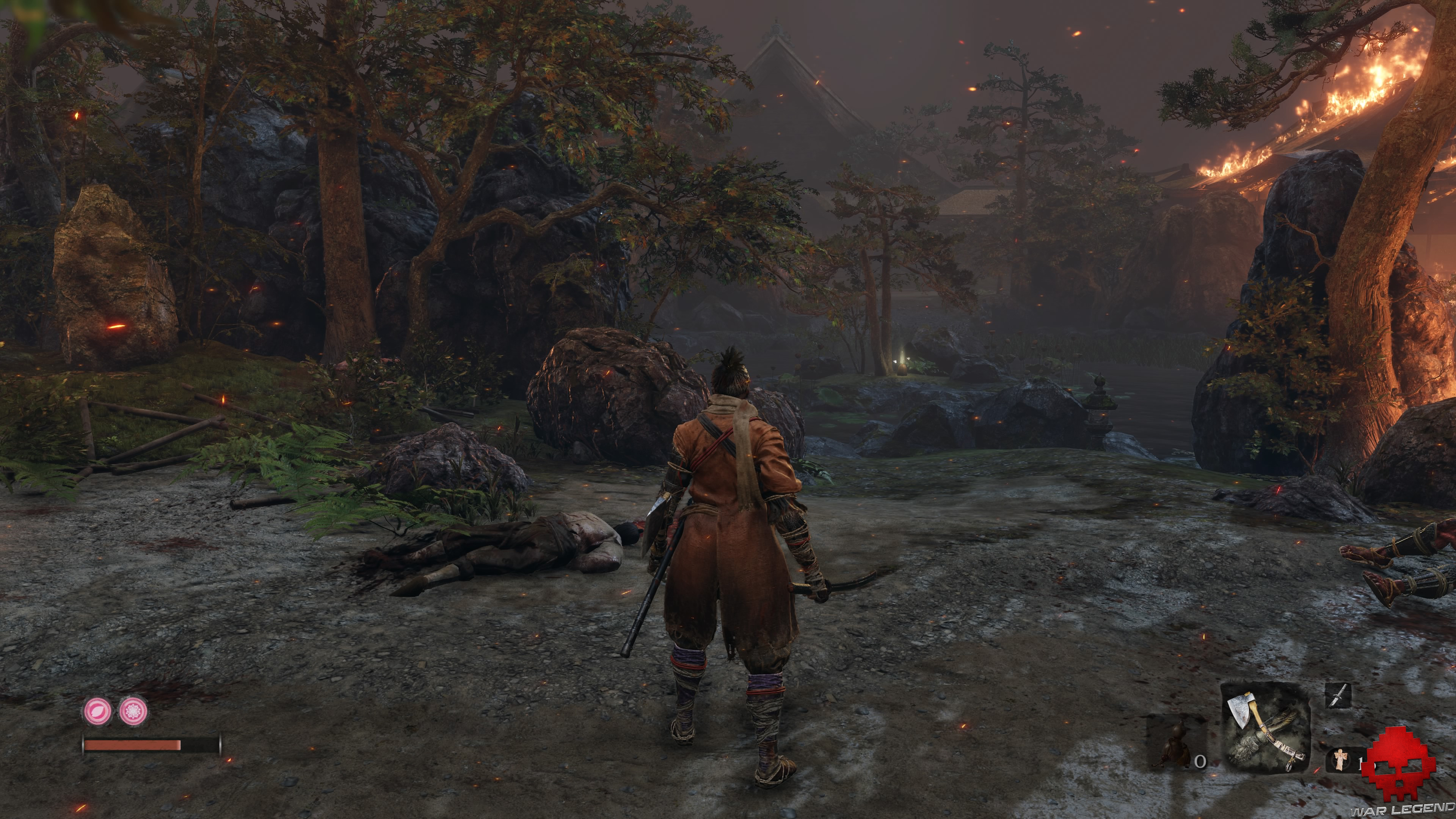 Soluce Sekiro: Shadows Die Twice Manoir Hirata îlot