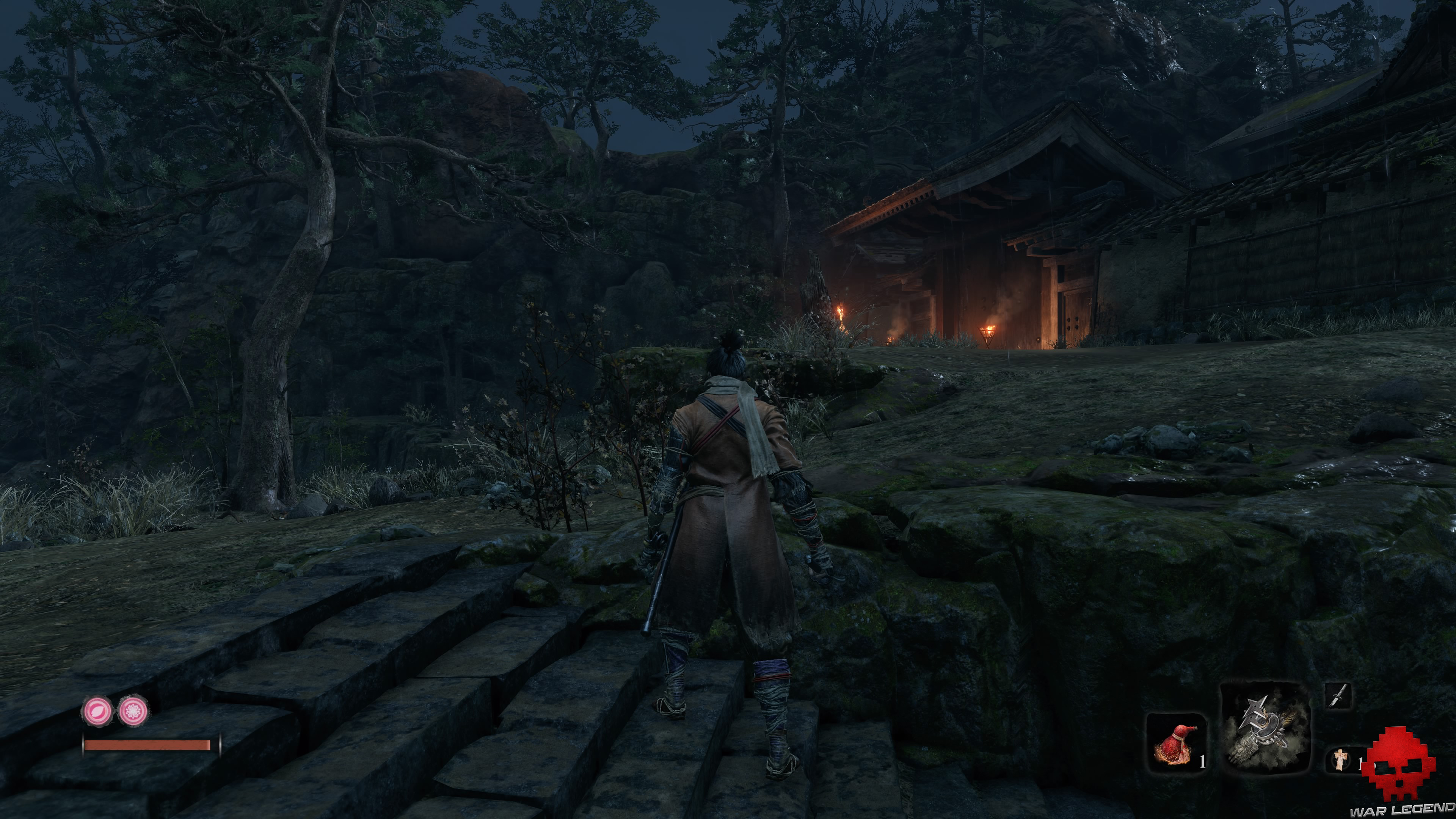 Soluce Sekiro: Shadows Die Twice Manoir Hirata muraille