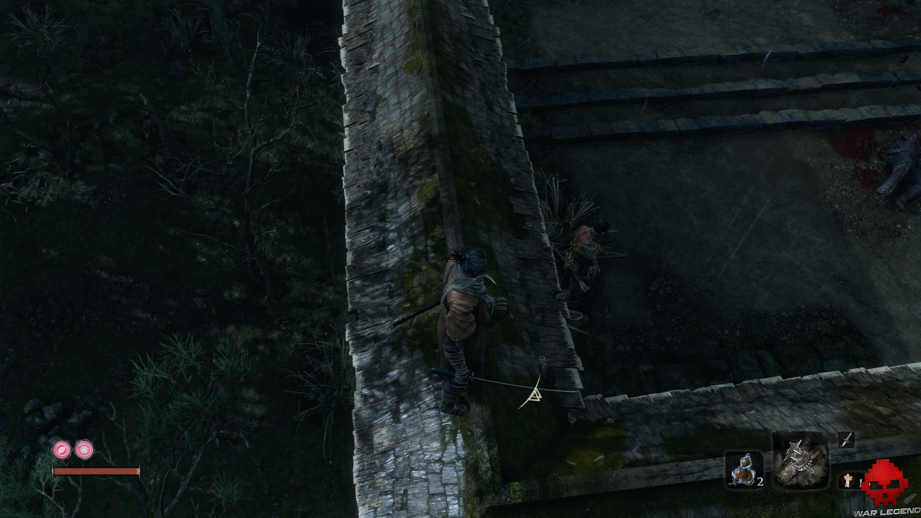 Soluce Sekiro: Shadows Die Twice Manoir Hirata archer embusqsué