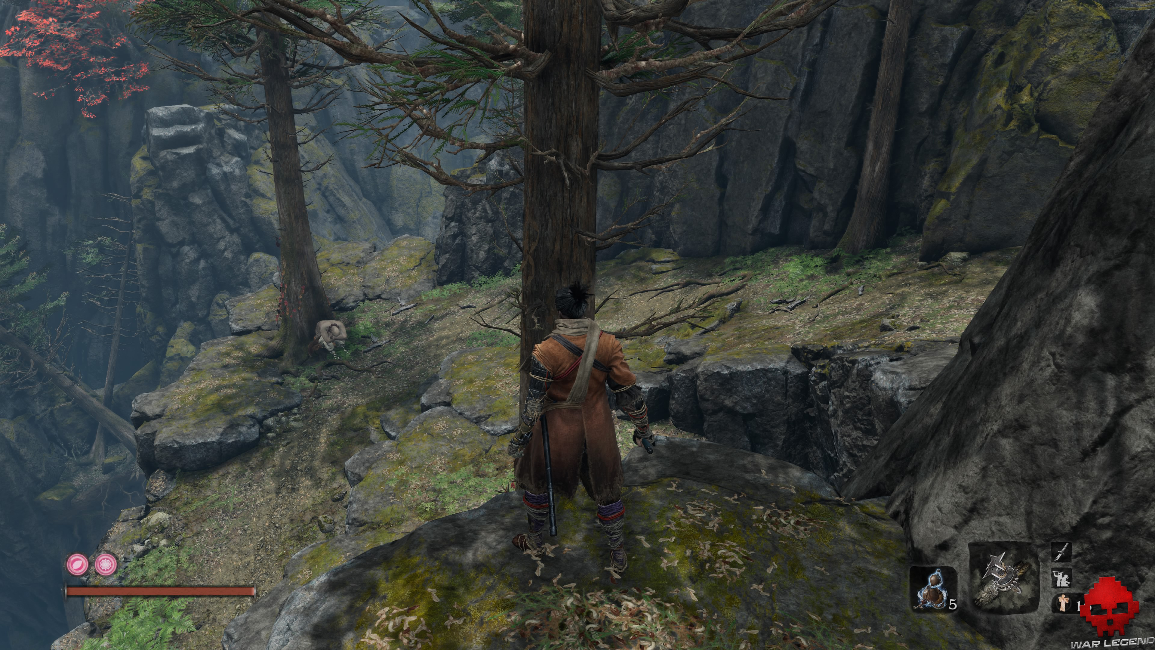 Soluce Sekiro temple senpo mont kongo moine en pleurs