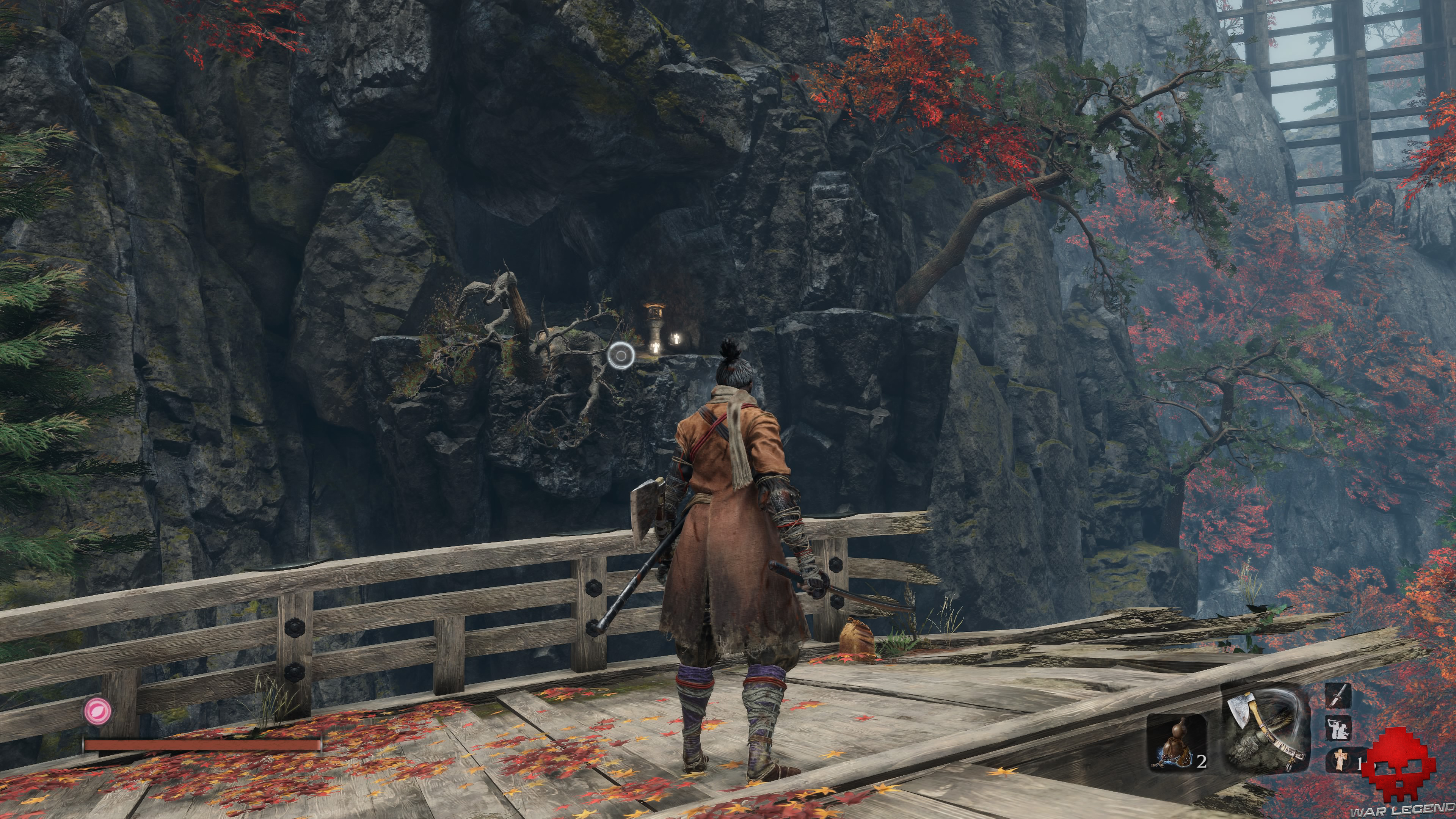 Soluce Sekiro temple senpo mont kongo pont brisé