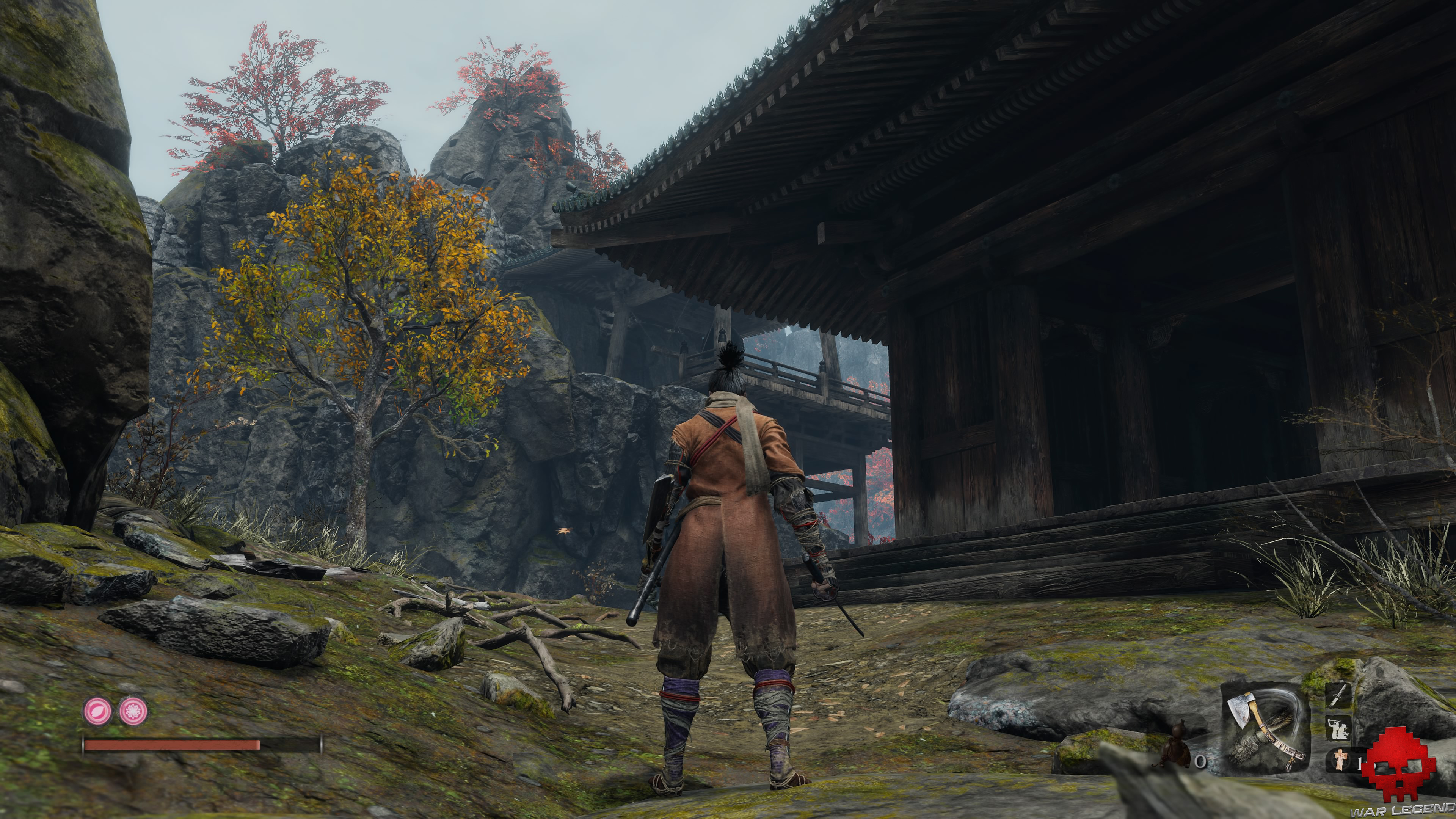 Soluce Sekiro temple senpo mont kongo pont couvert